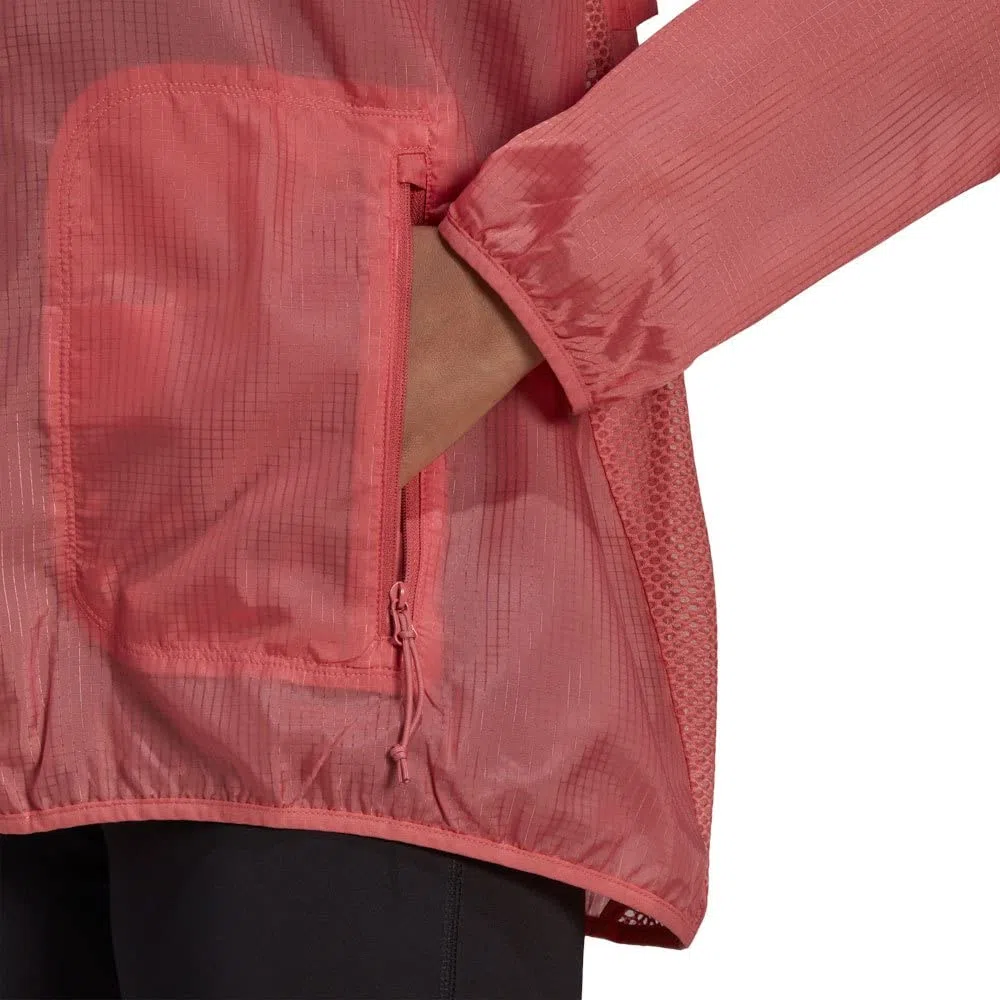 adidas Mujeres Ri 3 Bar Windbreak Jacket Laufbekleidung Chaqueta para Correr Black - Negro