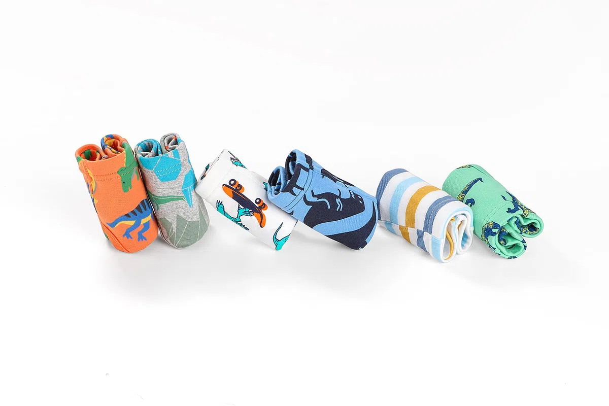 Calzoncillos Niño Algodón Ropa Interior Paquete de 12, Slips Niños 2-10 Años