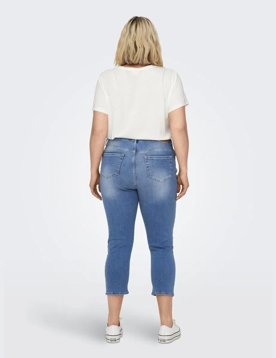 CARMAKOMA Regular fit Jeans CARWILLY Mid Waist Capri Skinny Fit Jeans