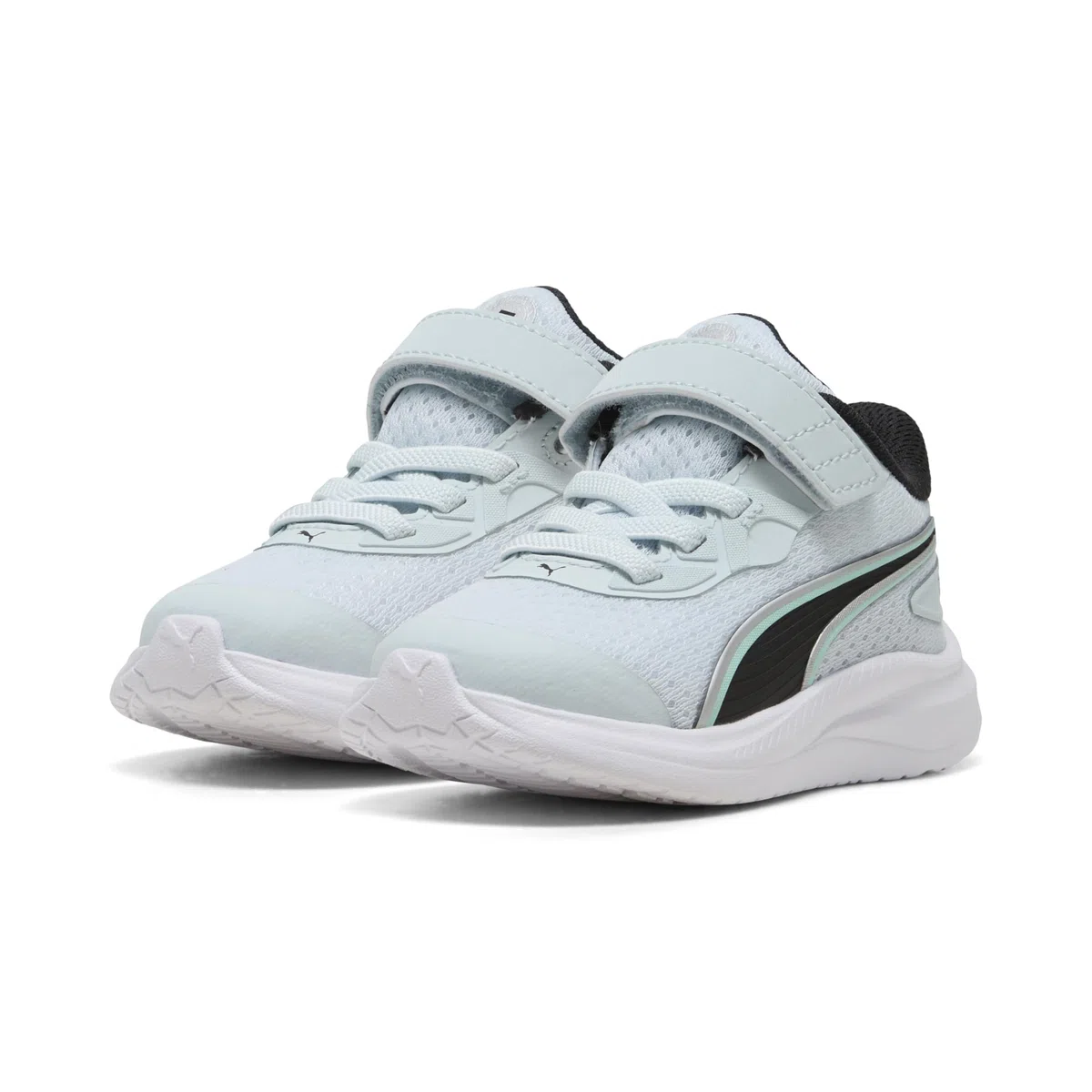 PUMA Skyrocket 2 AC+ INF, Sneaker Unisex bebé, Sea Glass Black-Speed Blue-Mint Melt, 25.5 EU