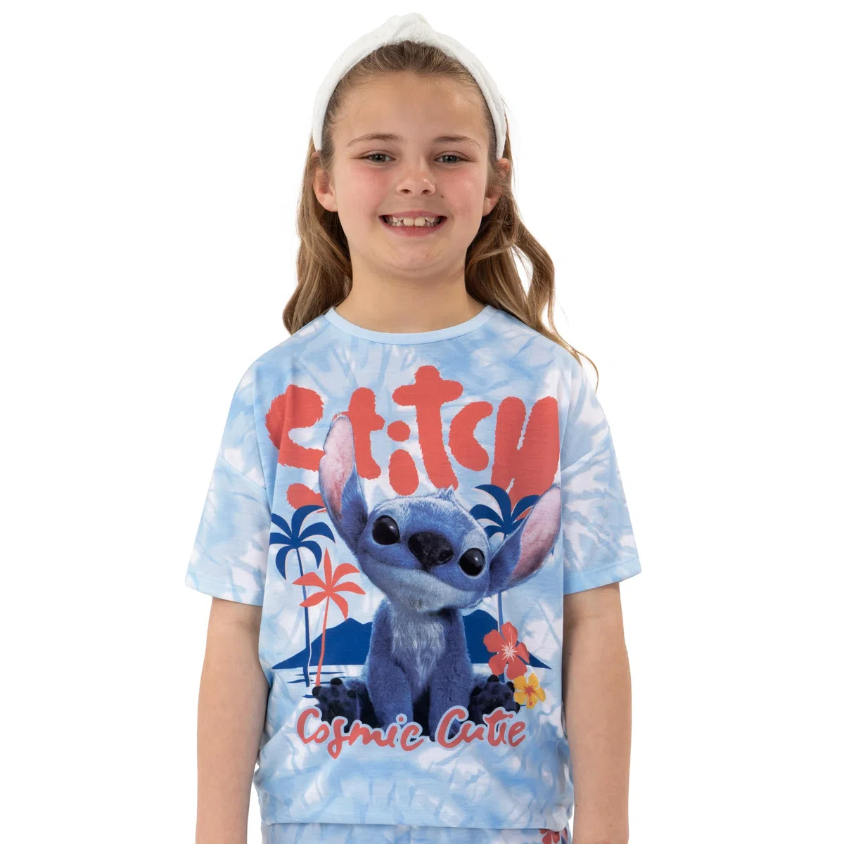 Disney Pijama De Niña Lilo Y Stitch, Pijamas Niña Manga Corta, Set De Pijama Stitch