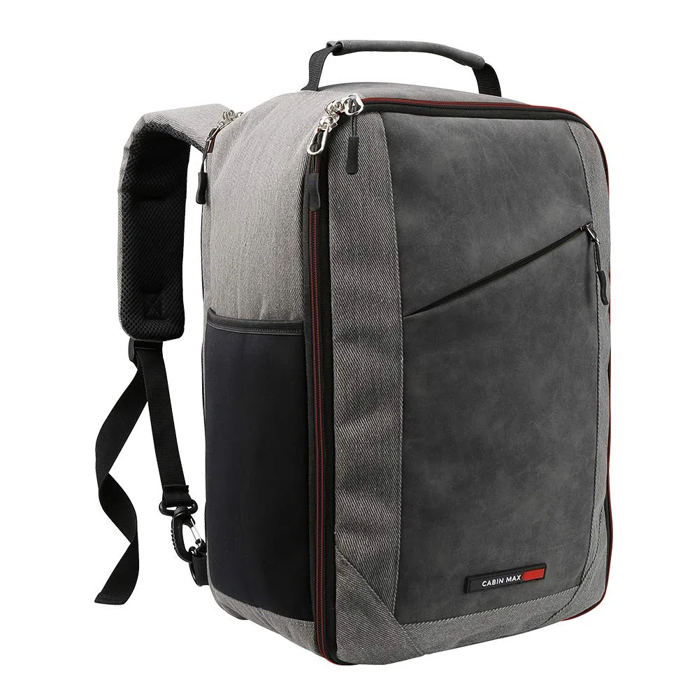 Cabin Max Mochila Viaje Cabina Avion 40x20x25, Mochilas, Mochila Cabina, Mochilas Viaje Avion, 20L Para Equipaje Mano Ryanair - Compatibilidad Multiaerolínea - Easyjet, Wizz Air, Vueling, Volotea