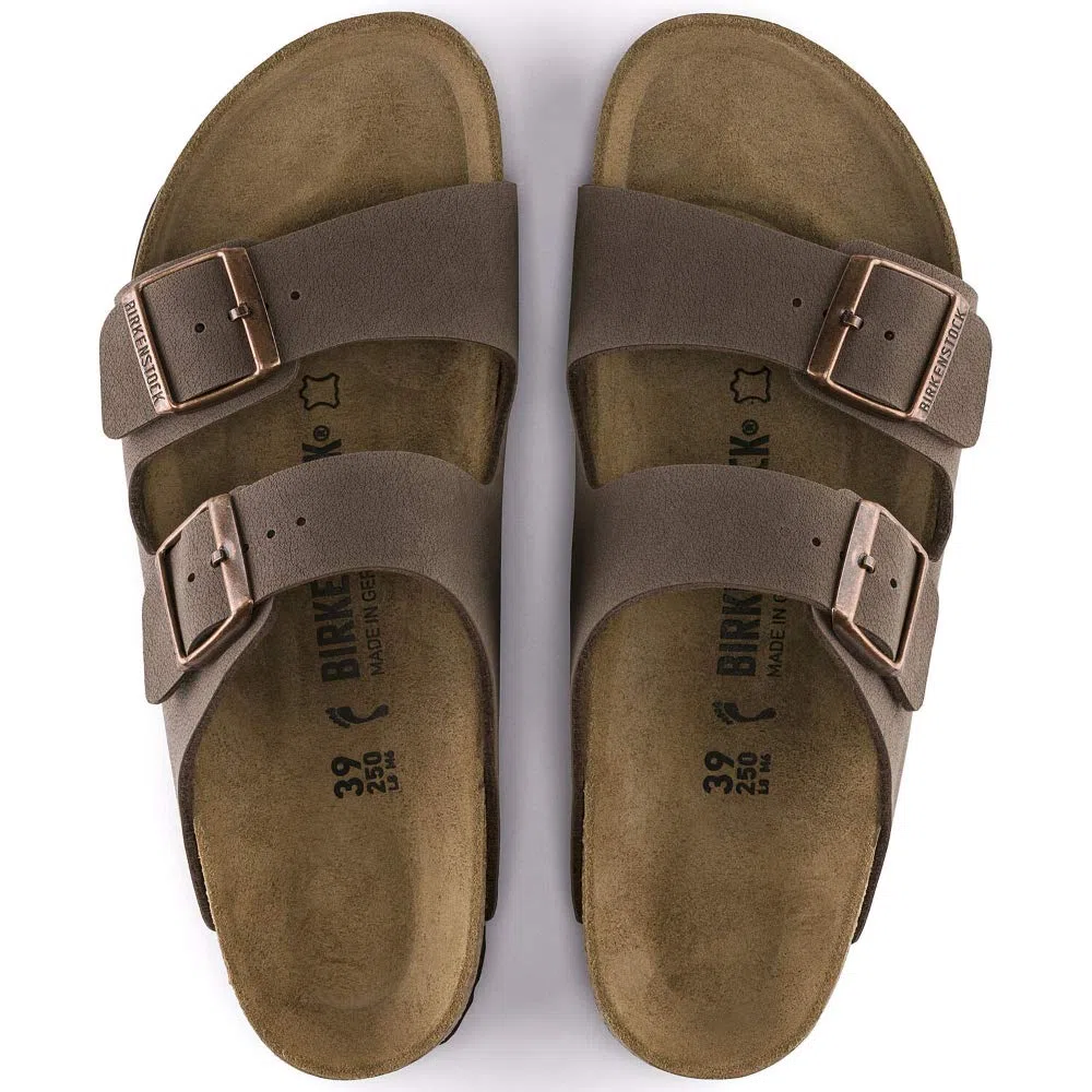 Birkenstock Arizona Sandalia 2015 Esmalte de fósiles/Suela roja