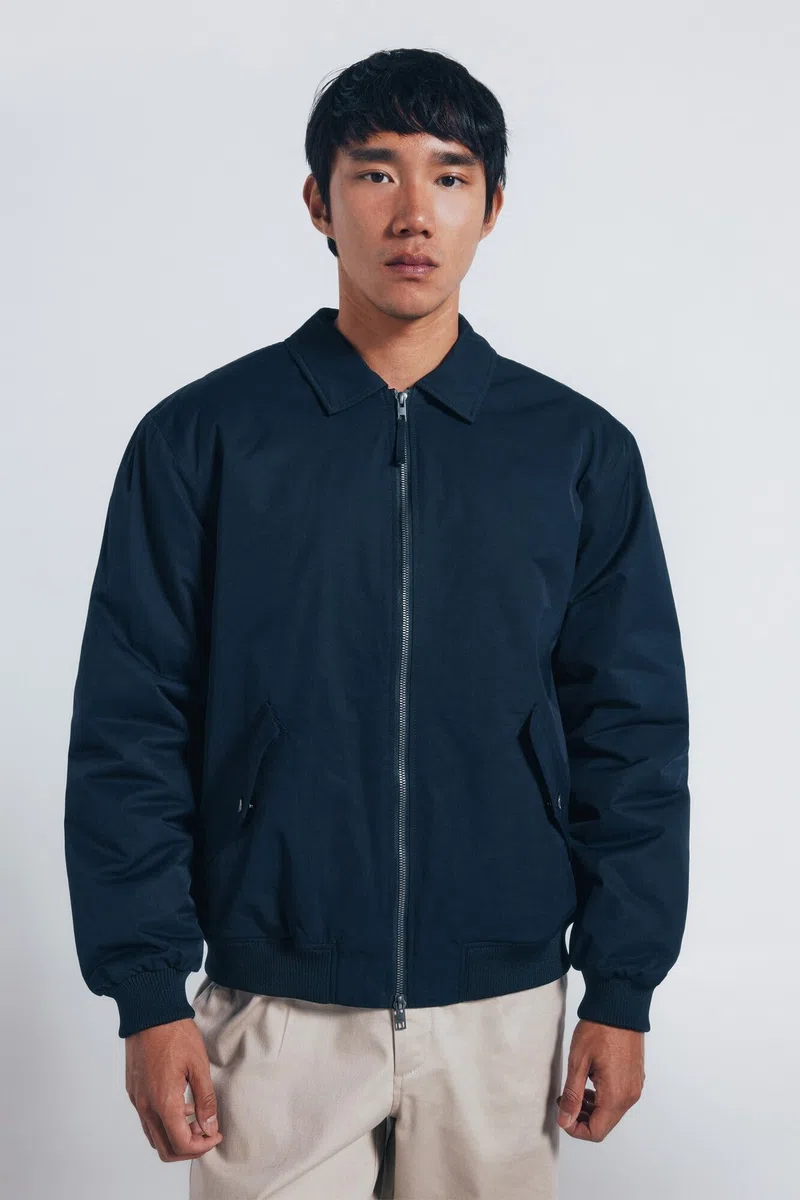 SPRINGFIELD Aviator Light Puffed Jacket With Shirt Collar. Chaqueta Ligera Hombre