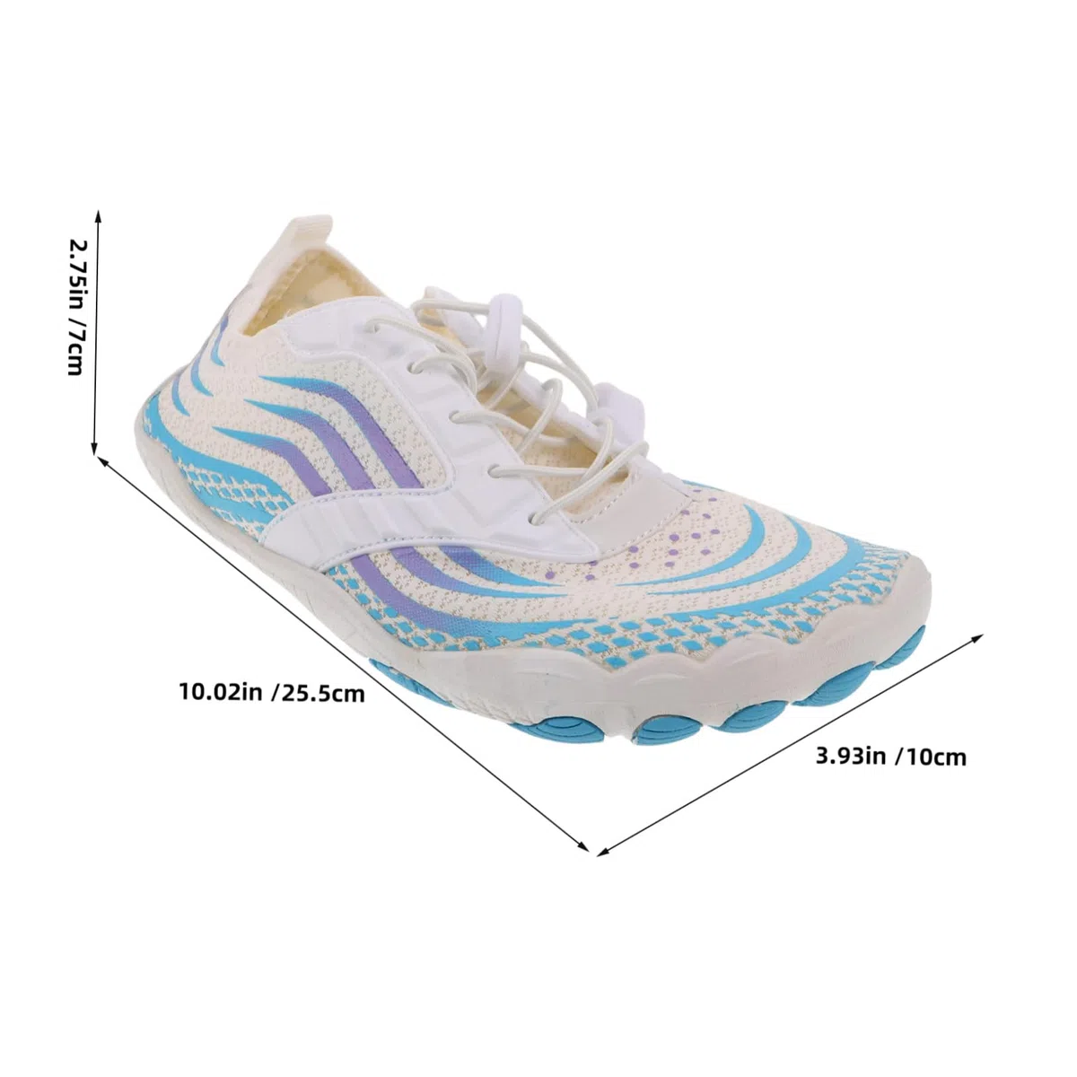 Zapatos de Agua Descalzos Unisex Talla 40, Secado Rápido y Antideslizante | 1 Par, Goma y Mesh Cloth, 25.5cm 8.5 US 6 Uk 38.5 Bra 40 Eu, Decoracion Verano