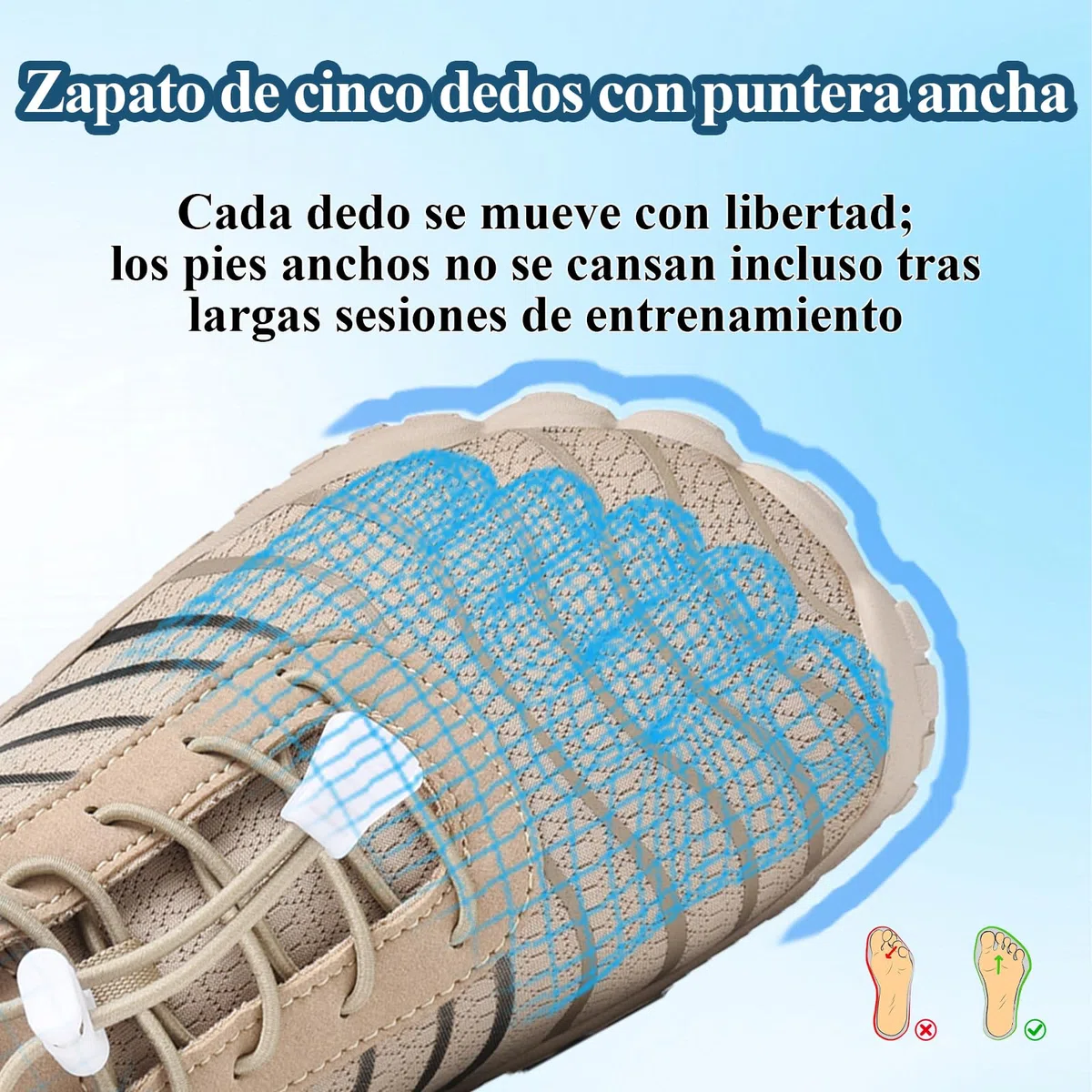 Zapatos Descalzos Mujer Hombre Zapatos de Agua Ligero Respiratorio Rápido Secado y Minimalismo Barefoot Zapatillas Mujer Hombre Zapatos de Deportes Acuaticos 36-46 EU