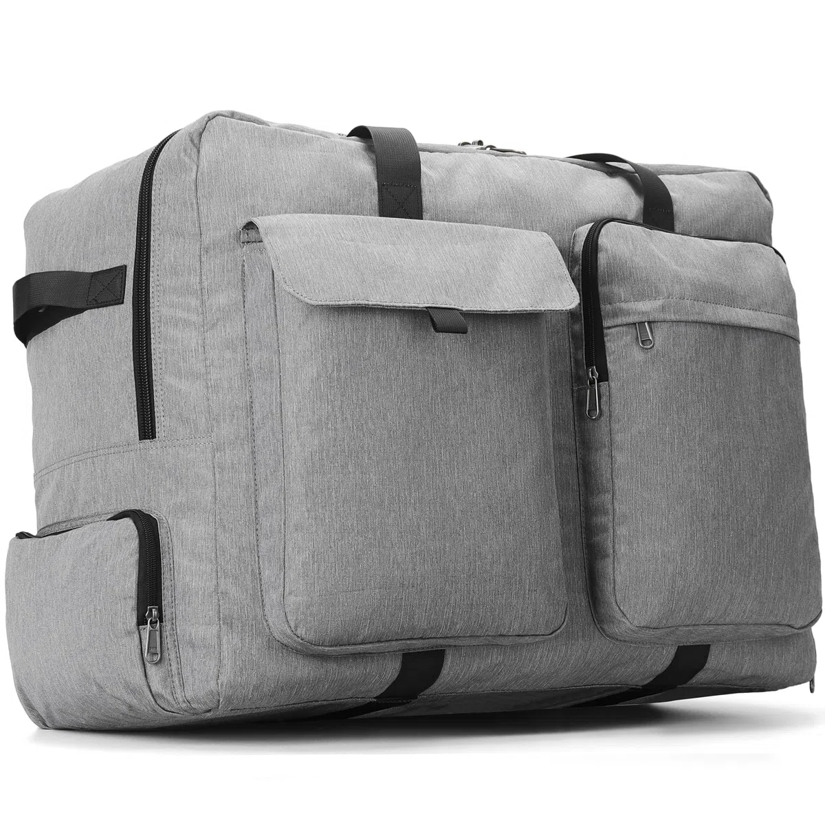 Bolsa de Viaje Plegable 100L con Compartimento para Zapatos, Resistente al Agua y al Desgarro. Bolso de Viaje para Hombre y Mujer, Ideal para Viajes, Mudanzas y Fines de Semana