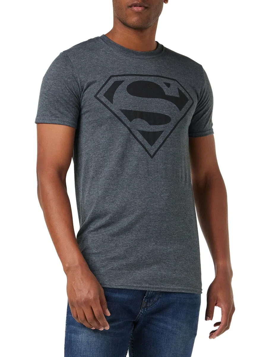DC Comics Mono Superman Camiseta Hombre (Pack de 1)