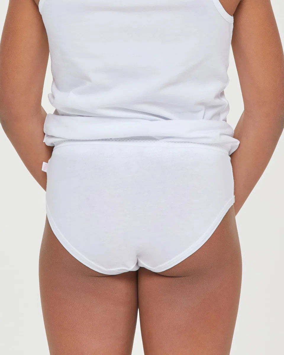 POMPEA Slip Girl Ropa Interior Niñas (Pack de 6)