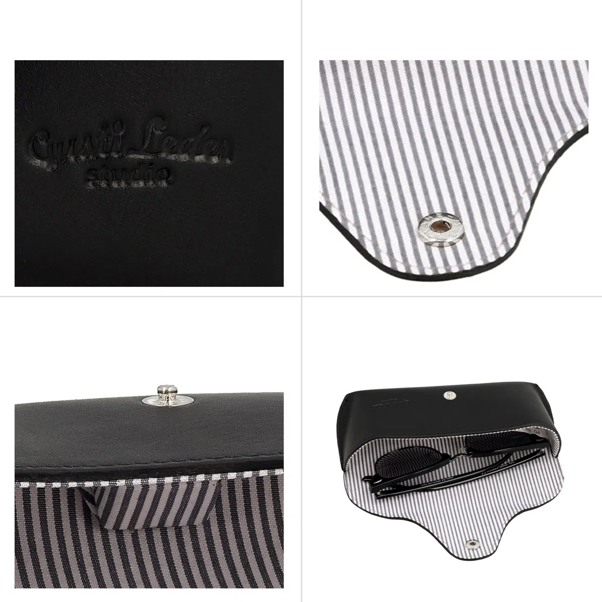 Gusti Cornelius - Funda para gafas de piel para hombre y mujer
