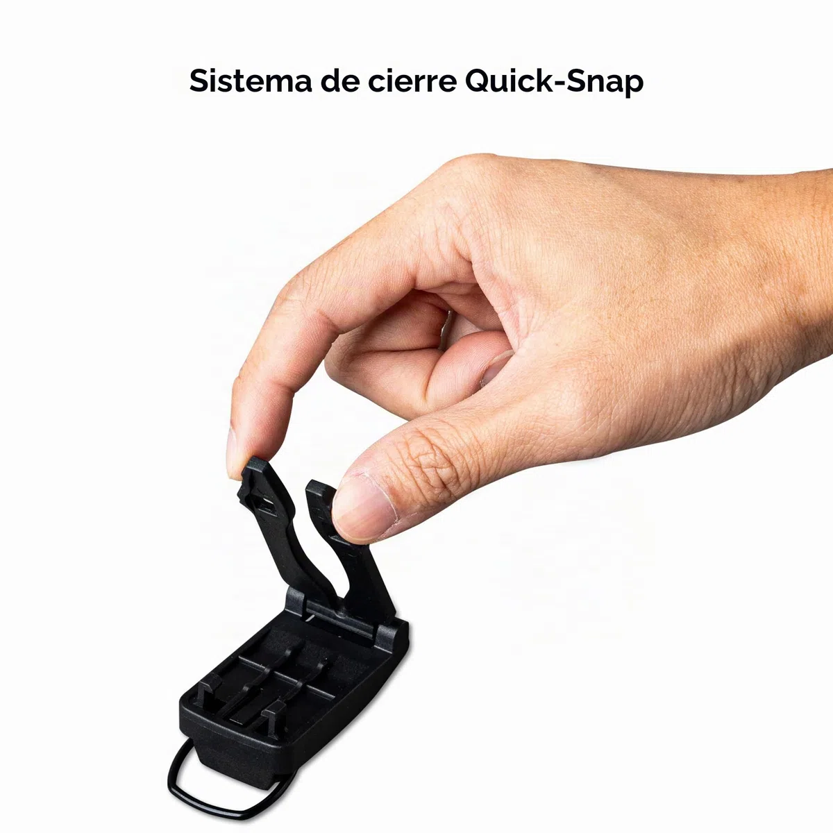 ALPAKA HUB Tactical Clip – Llavero EDC Magnético | Liberación rápida, compatible MOLLE, mecanismo de bloqueo, para bolso y cinturón, compatible con sistema HUB