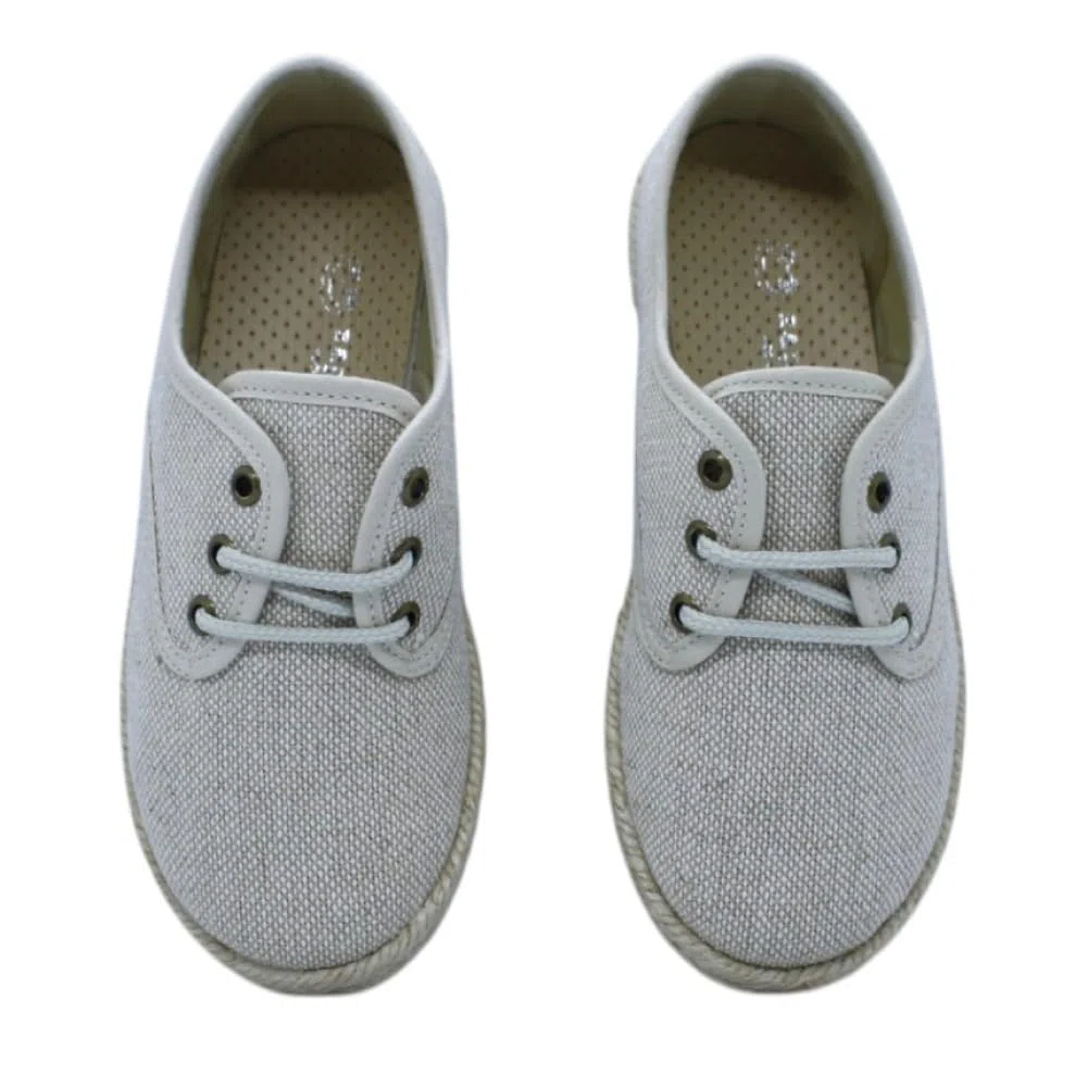 Zapy - Inglesitas Alpargatas Lino Crudo - U400341 para: Niños