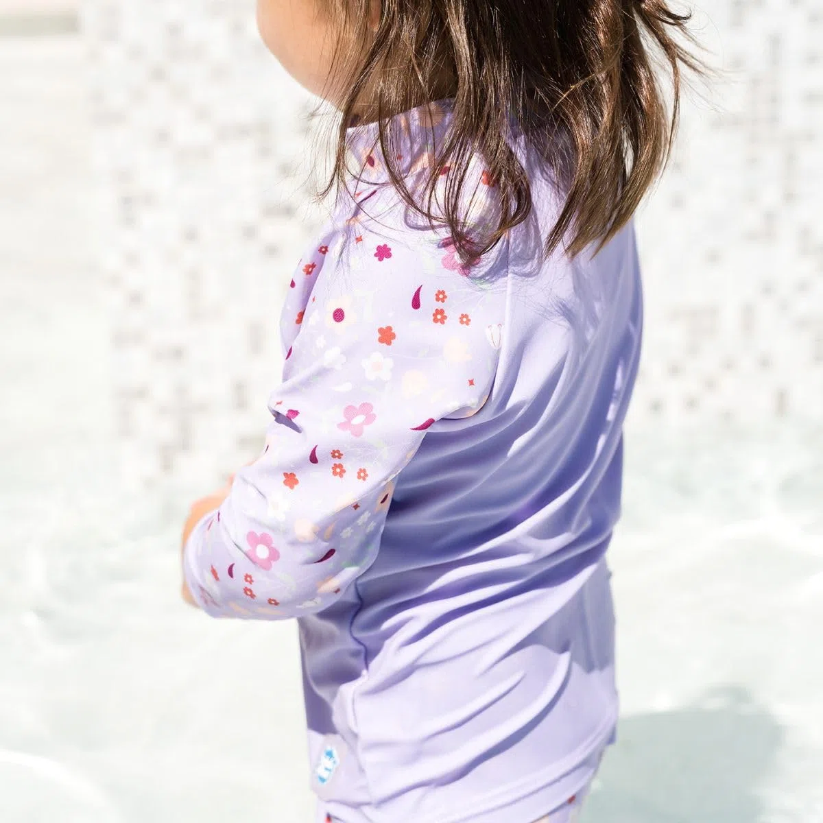 Splash About Long Sleeve Rash Top, Lilac Spring-2 Camisa de protección de Sarpullido, Primavera Lila, 2-3 Years Unisex niños