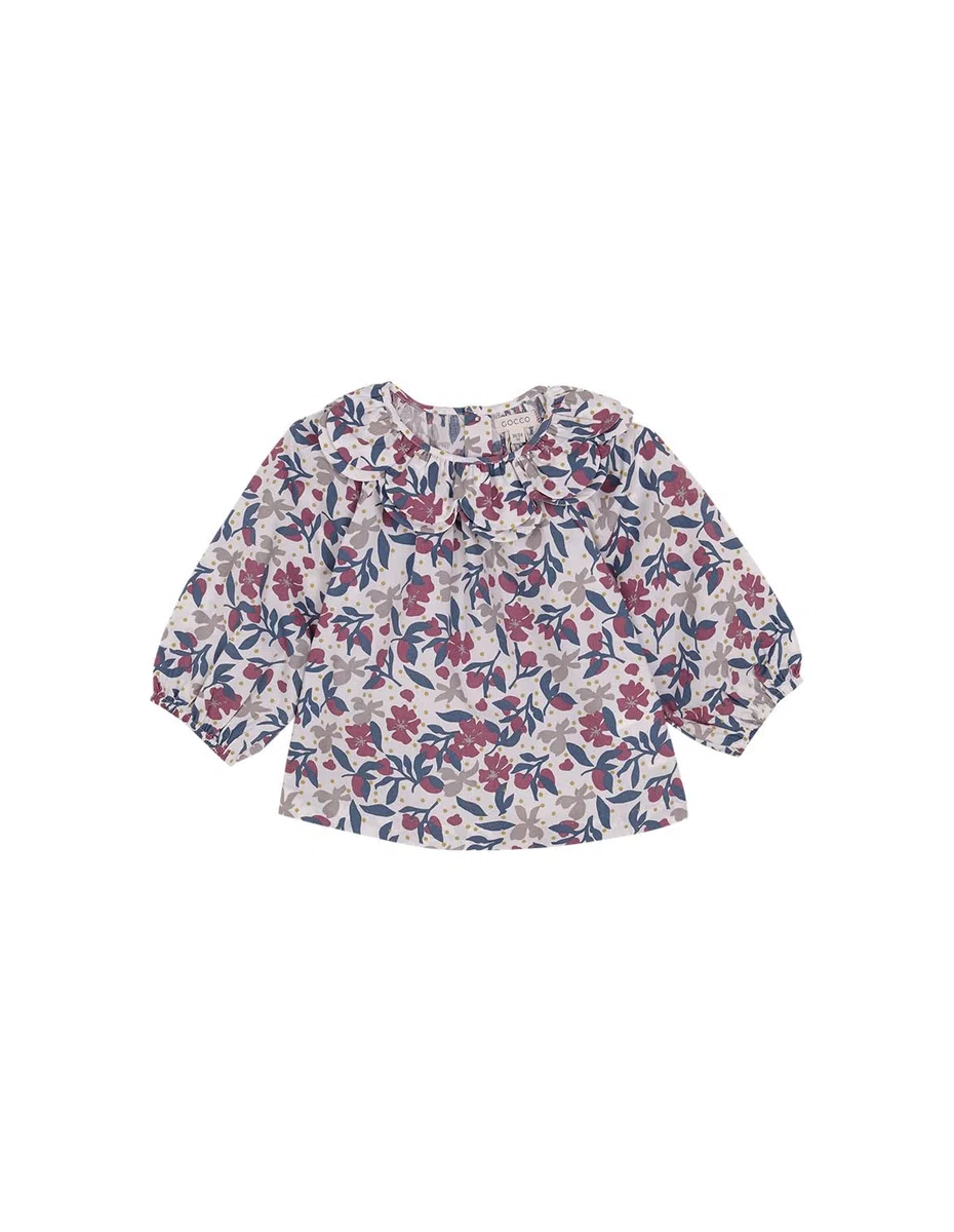 Gocco Blusa Flores Grandes Bebés
