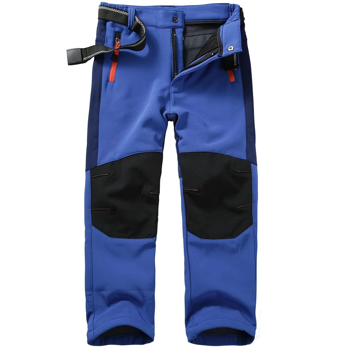 Pantalones de esquí para niños Softshell con forro, pantalones térmicos para niños y niñas, pantalones de nieve, pantalones de invierno para exteriores, pantalones de senderismo