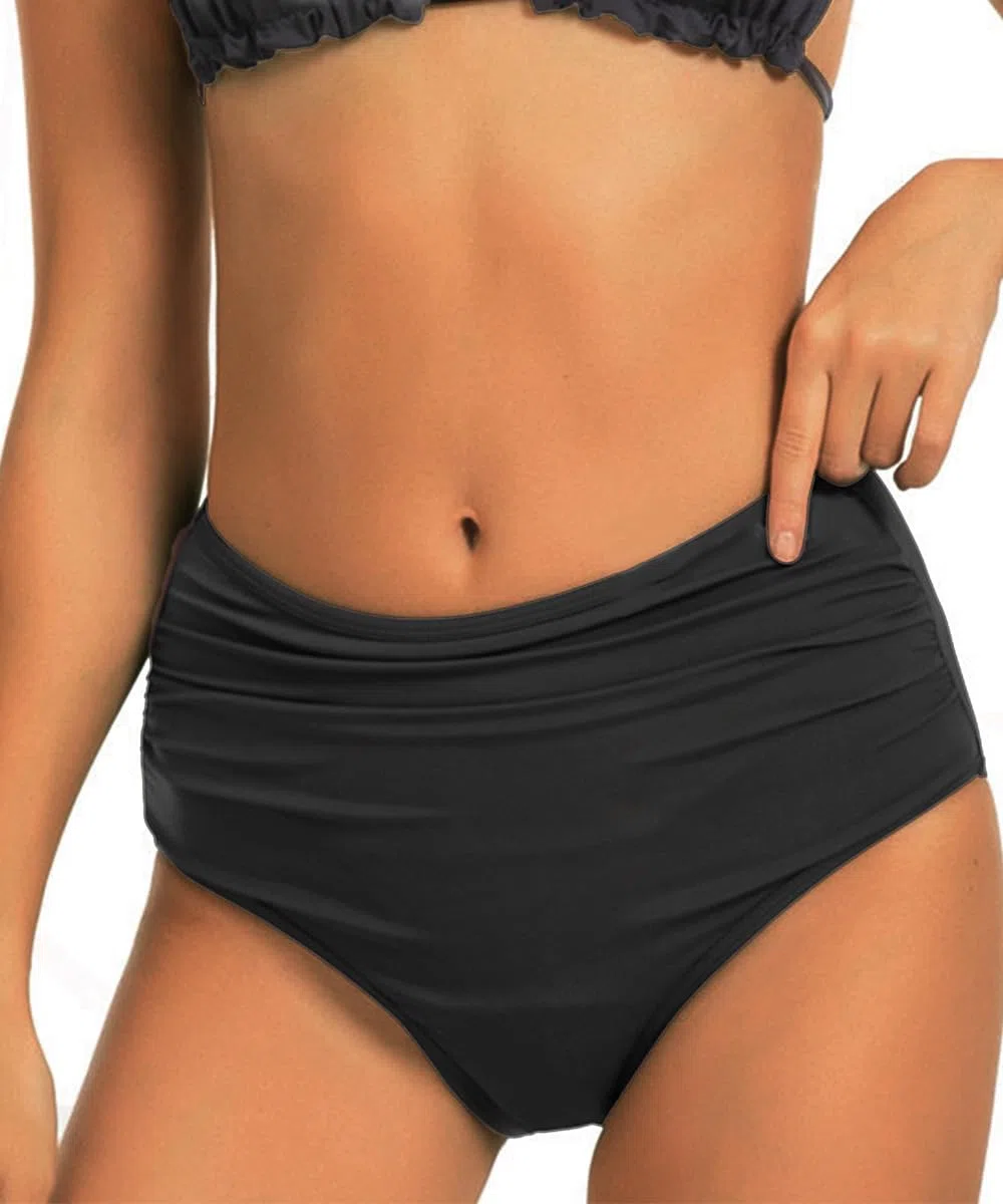ABINGOO Mujer Bañador Menstrual Prueba de Fugas Braga de Bikini Cintura Alta Parte Inferior de Bikini Baño Menstrual Bikini
