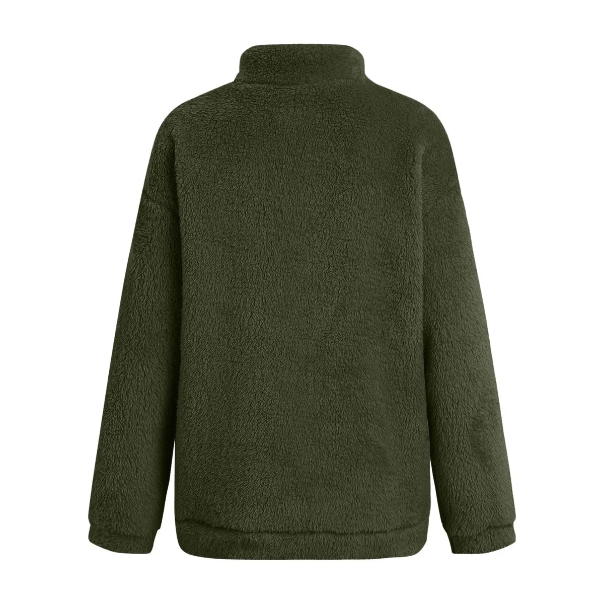 Sudadera Informal con Cuello Alto y Forro Polar, Suave y cómoda para otoño e Invierno.