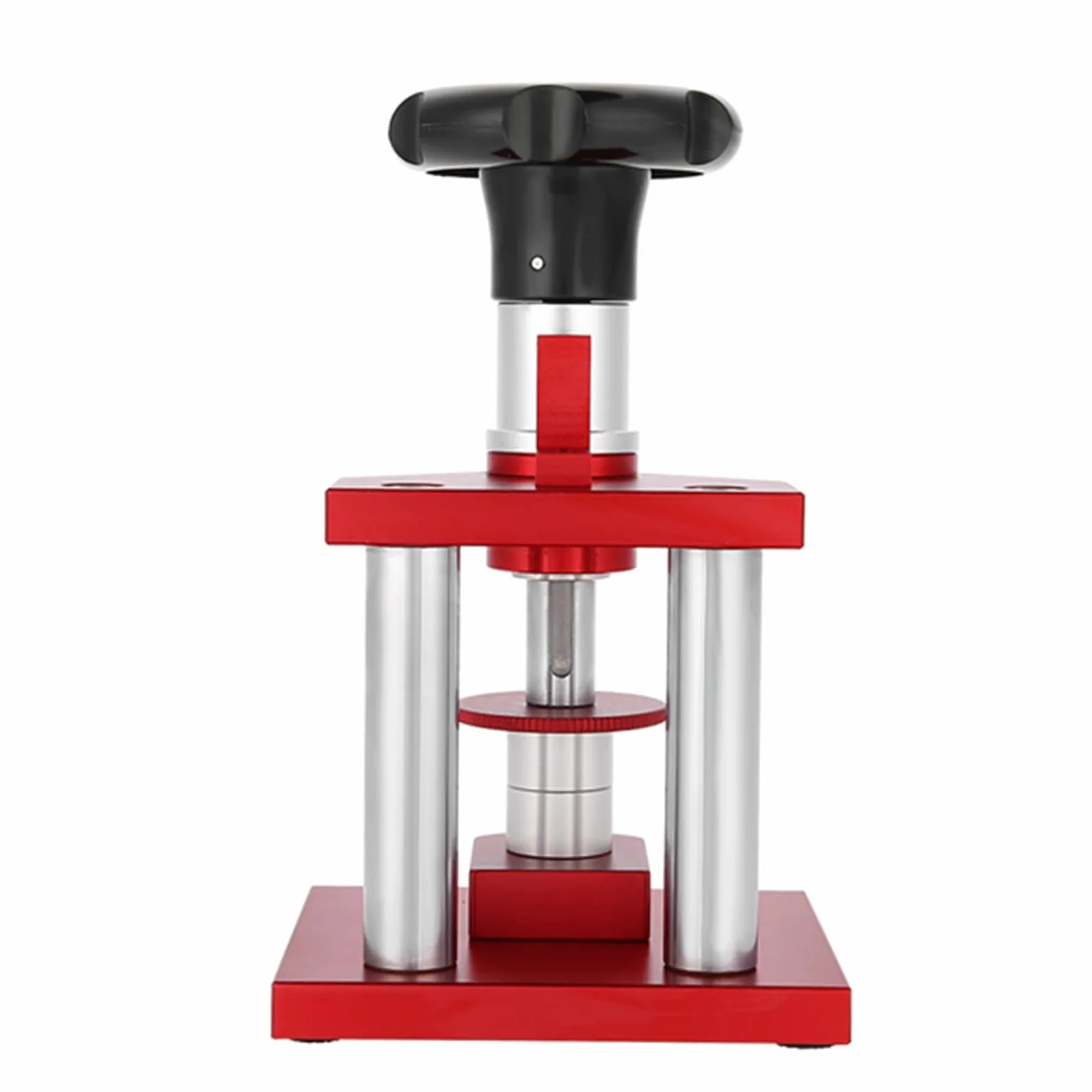 lyrlody Kit de Prensa de Reloj con 20 Troqueles, Herramienta de Reparación de Tapa de Caja
