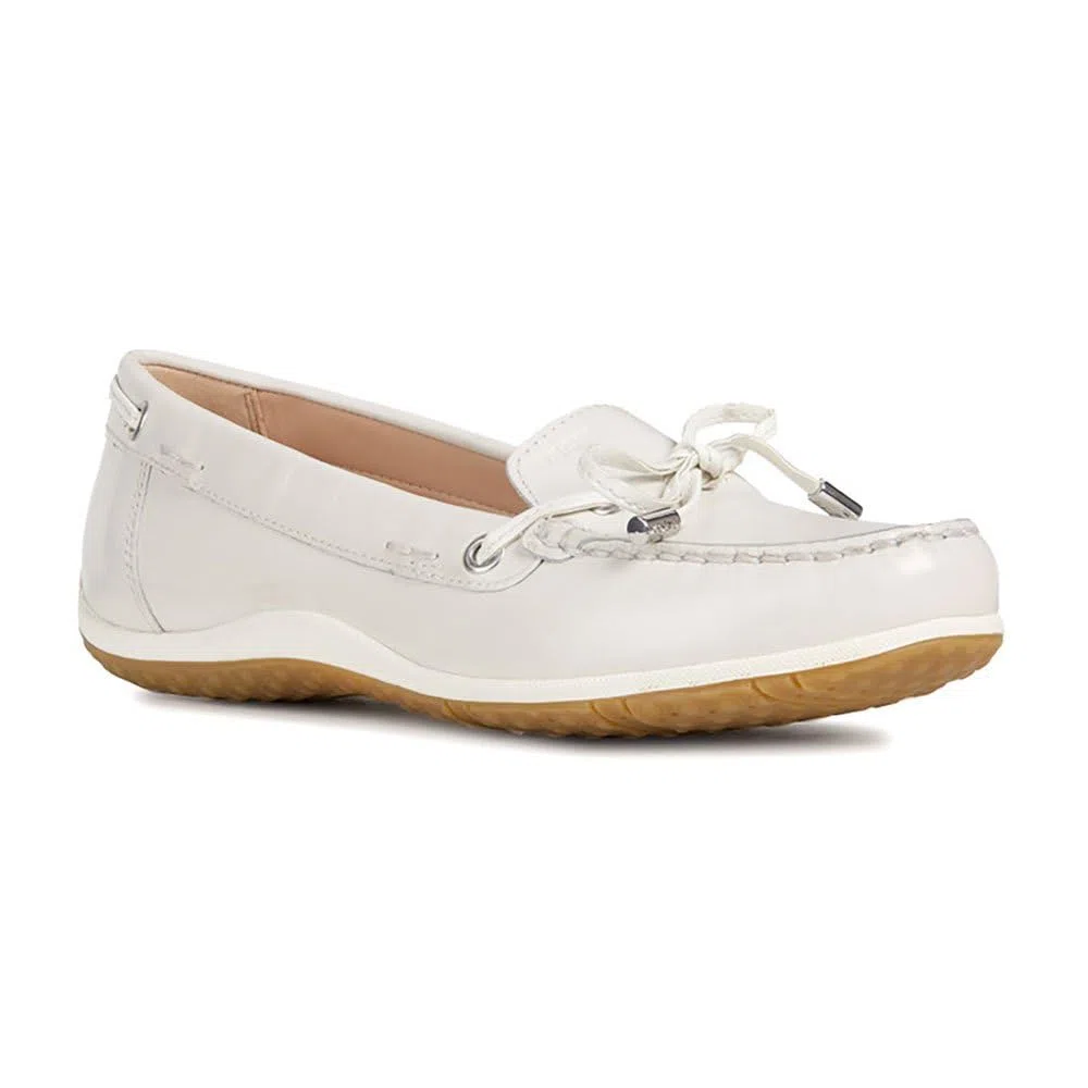 Geox D Vega Moc B, Mocasines para Mujer