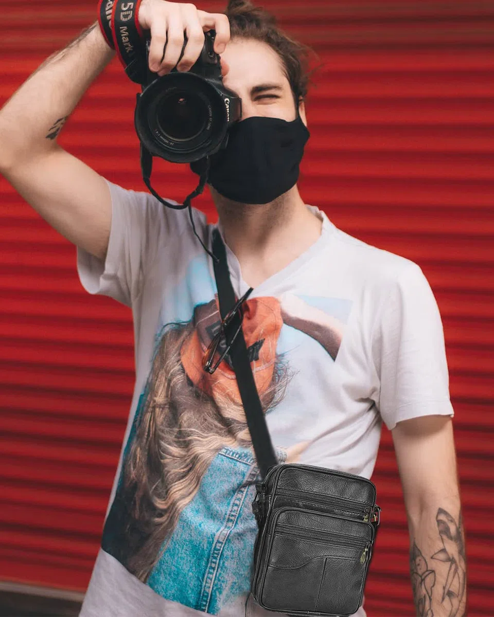 Bandoleras Hombre Piel Cuero,Bolso Bandolera de Piel Auténtica,Bolsas de Mensajero de Negocios Vintage,Bolso de Mano