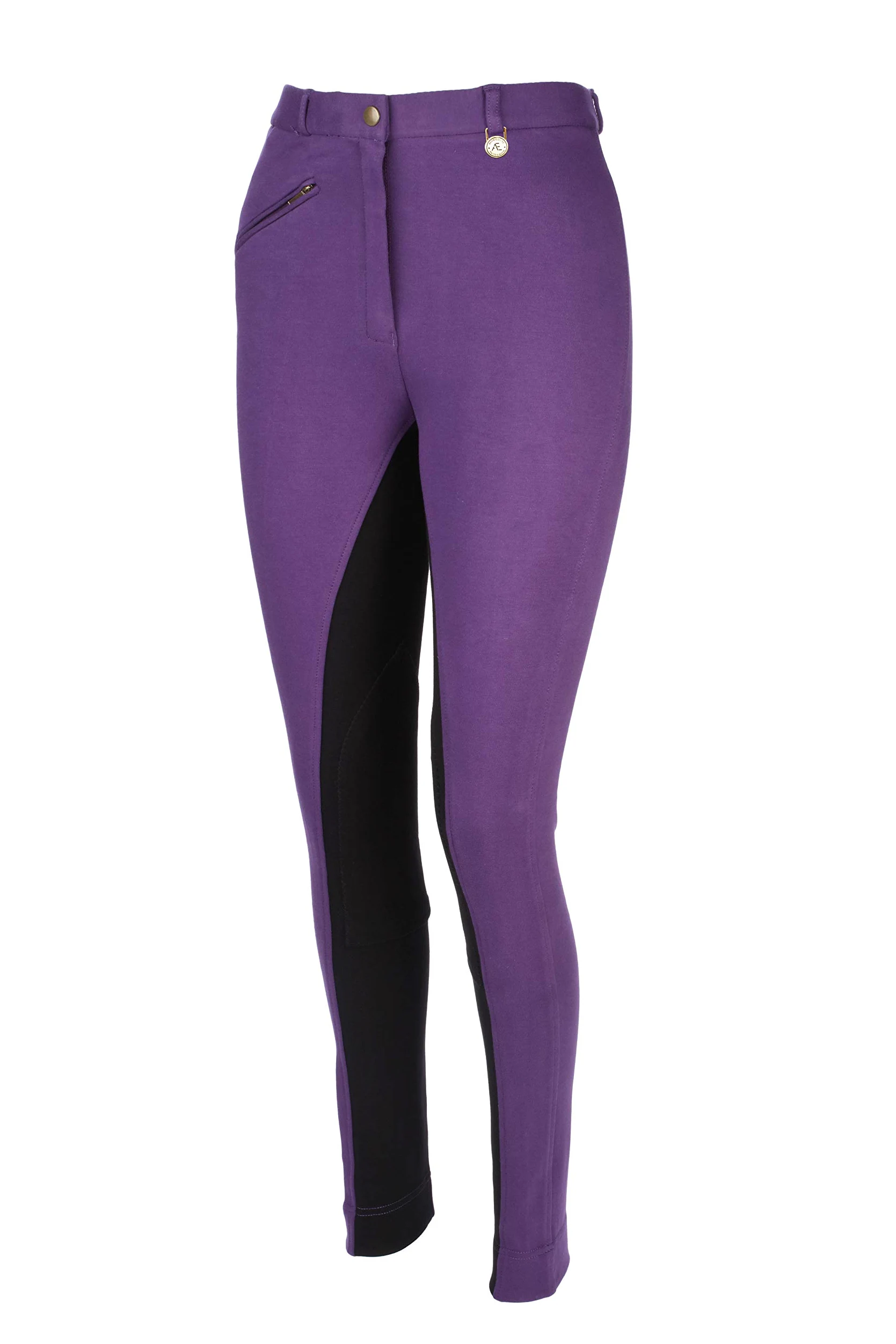 Avon Equine Horse Riding Child Soft Stretchy Jodhpurs JODS JODPHURS Child/Girls Cotton Lycra Soft Jods Knee Patch Equestrian Jodh