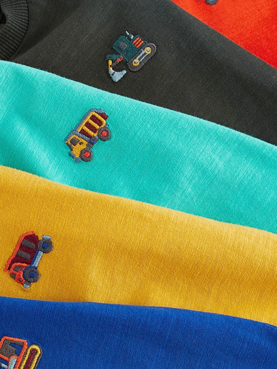 NEXT Niños Pack de 5 Camisetas de Manga Corta