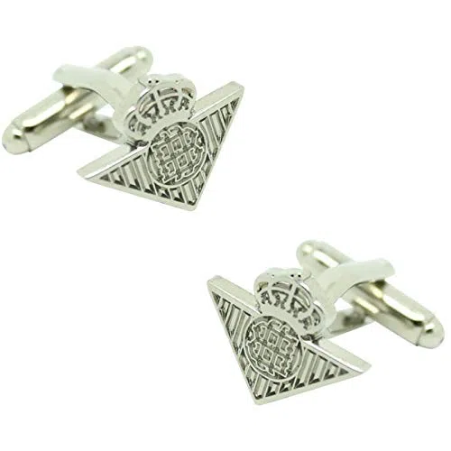 Gemelos Real Betis Plateado Cufflinks