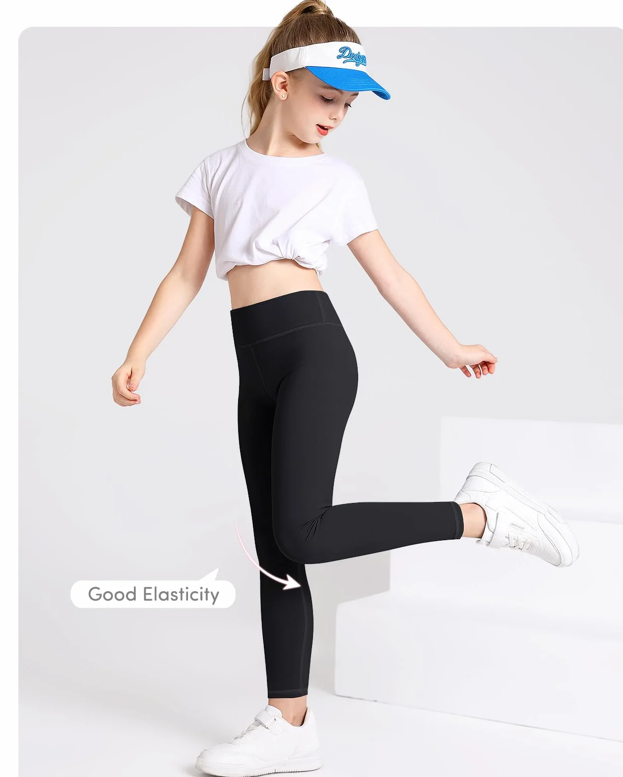 Domee Leggins Yoga Deporte Pantalones Niña Pack de 3