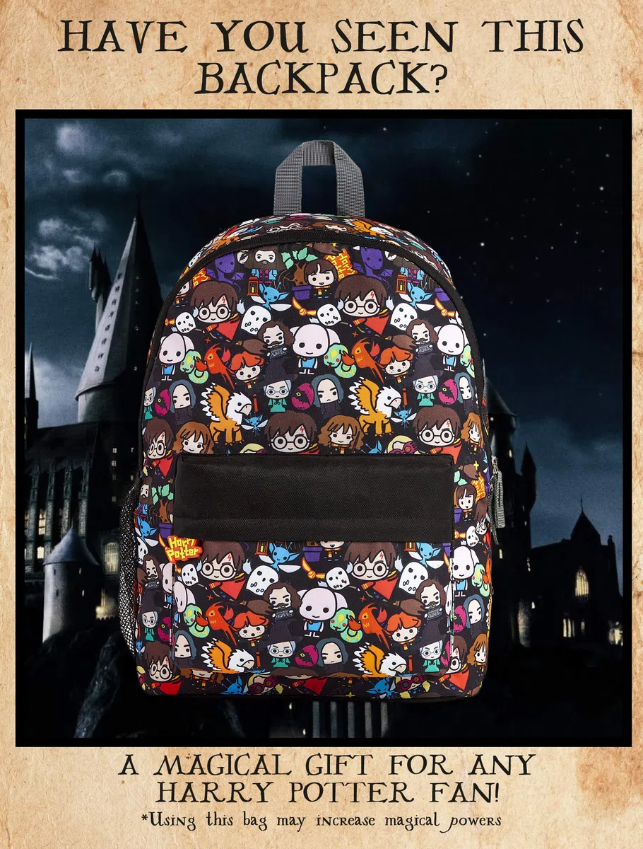 Harry Potter Mochilas Escolares Juveniles, Material Escolar Para Niños, Mochila Gran Capacidad Para Colegio Viajes, Merchandising Regalos Para Niños Niñas y Adolescentes