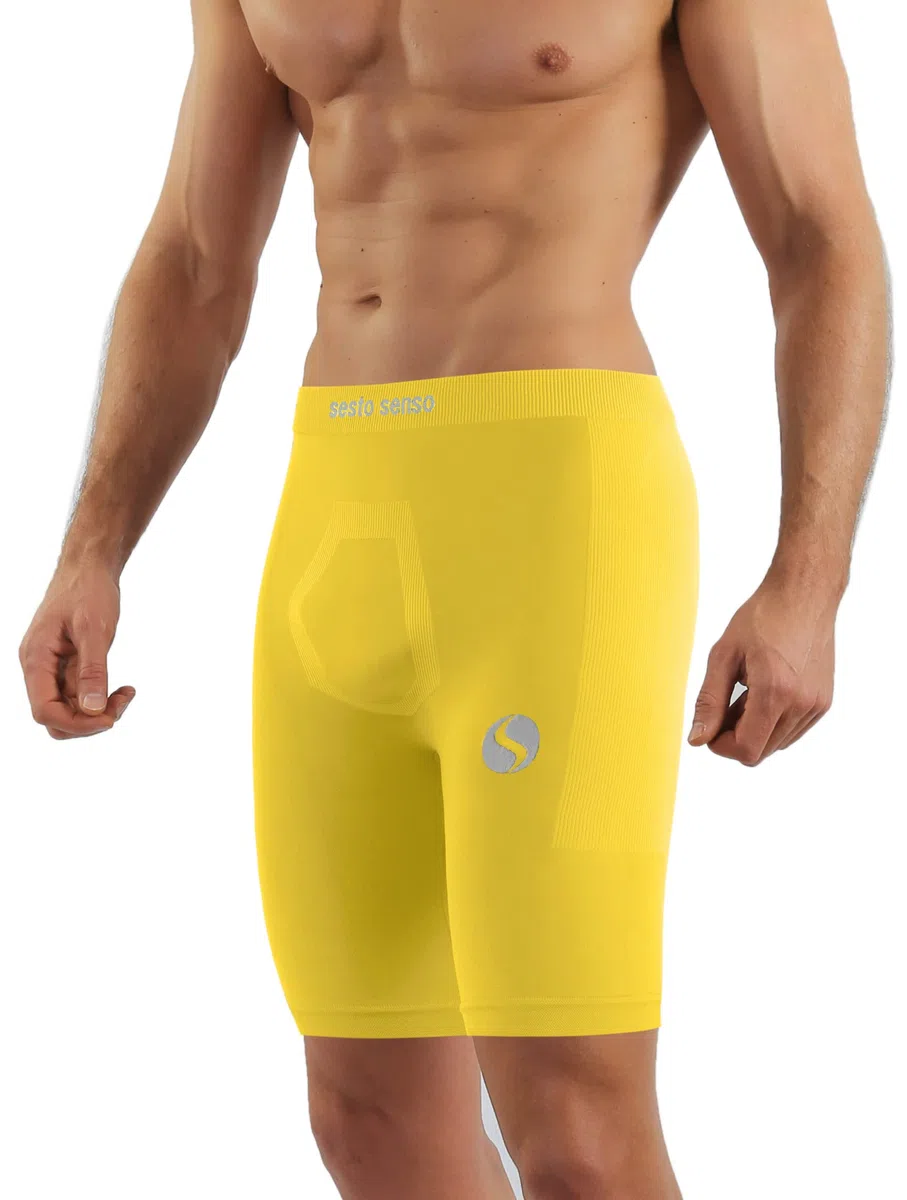 Sesto Senso Calzoncillos para Hombre Pantalones Cortos para Ciclismo Deportivos Ajustados