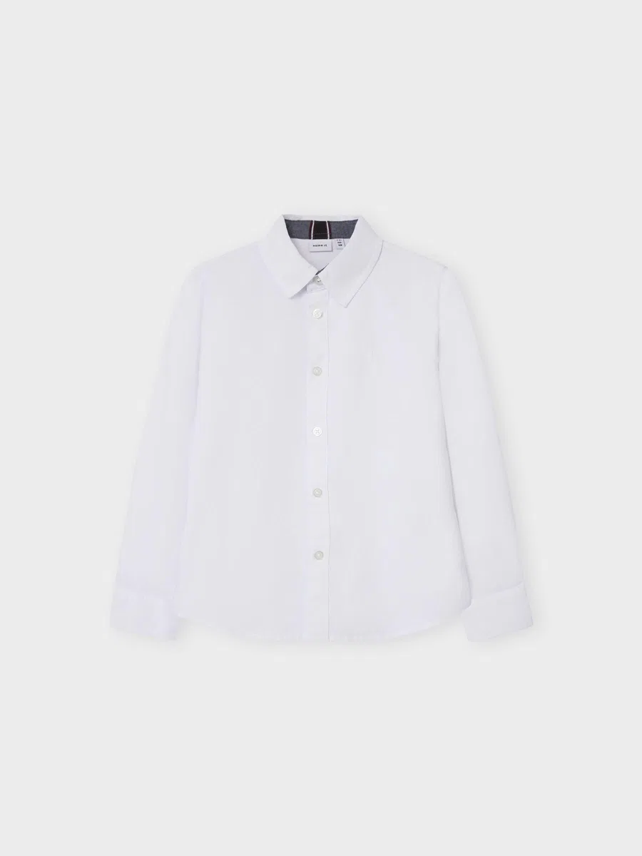 NAME IT Nkmnewsa Ls Shirt Noos Camisa, Niños, Azul Claro