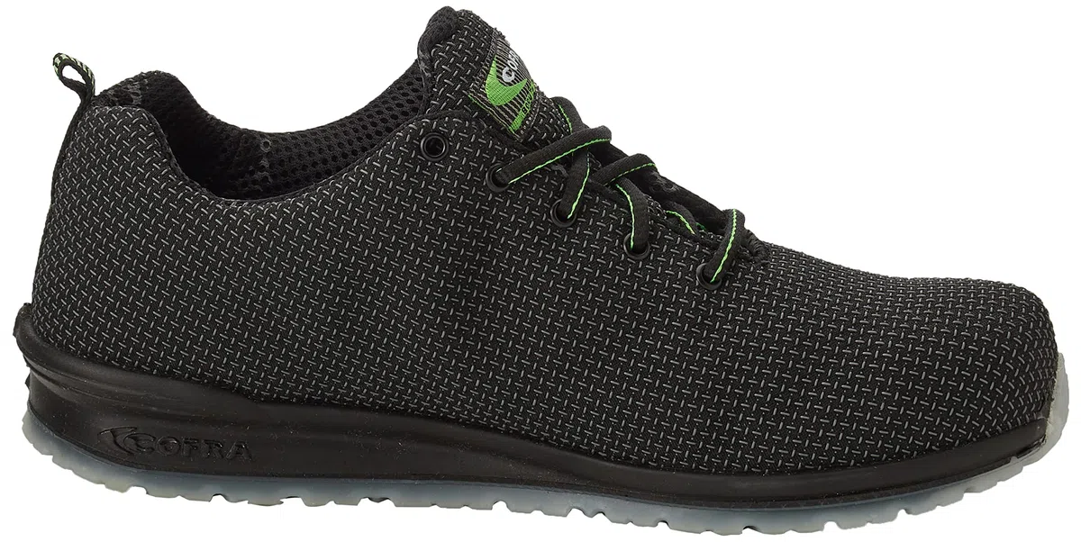 COFRA. Zapato bajo negro de seguridad Monti S3 SRC diferentes tallas, Negro, 43 EU
