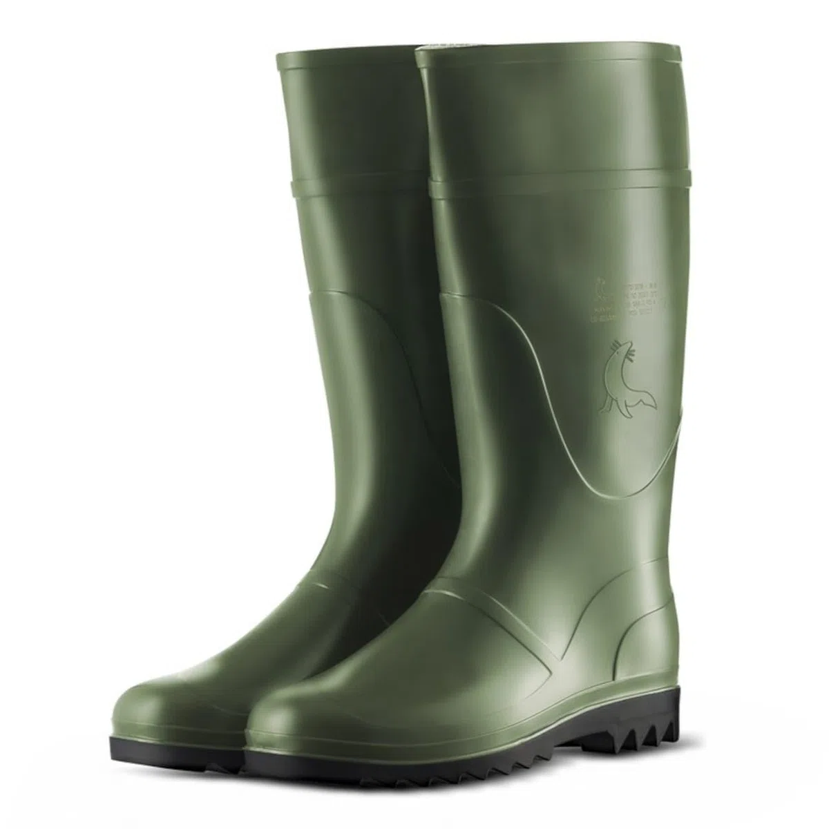 Bota alta de agua Foca Oliva 107