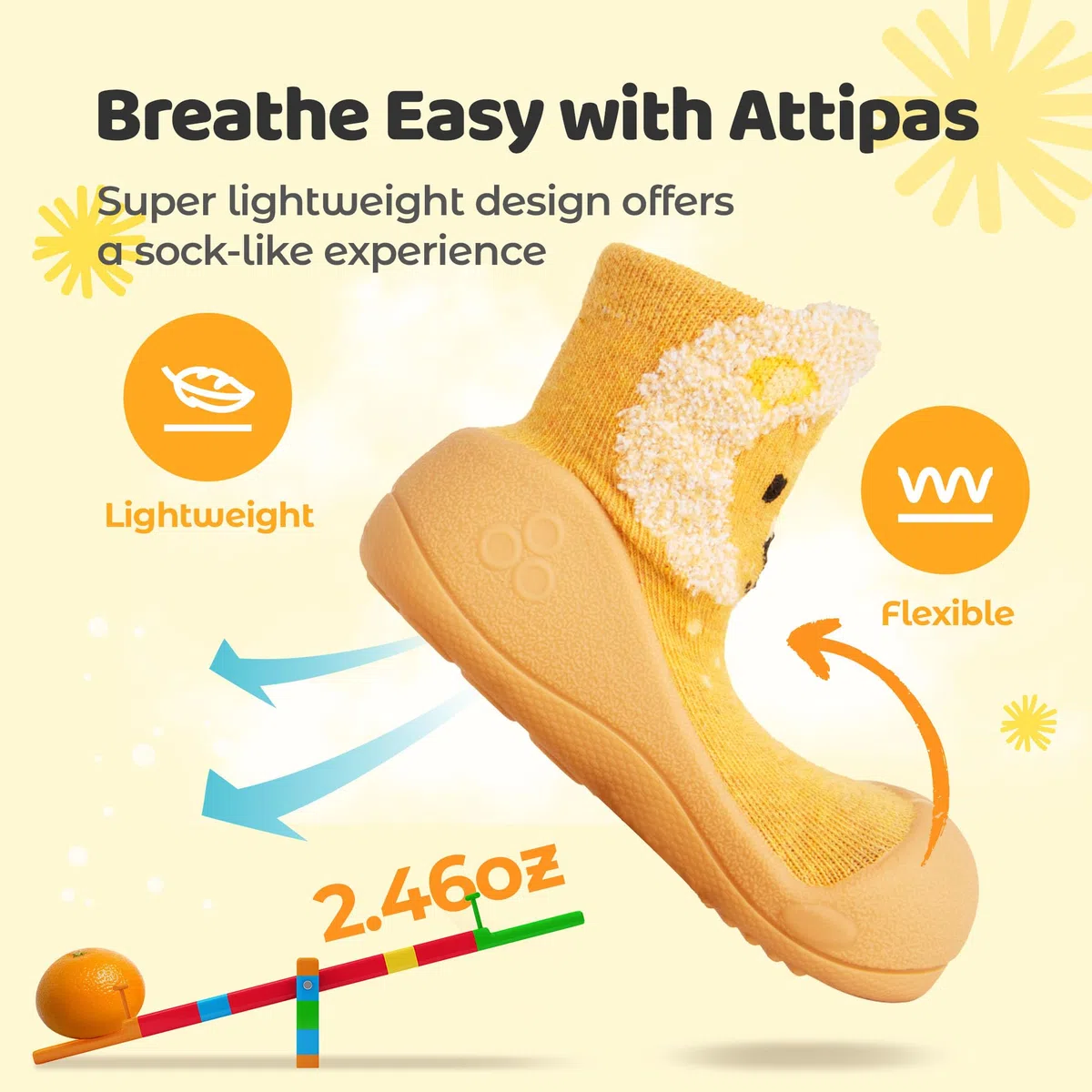 Attipas Zapatos Primeros Pasos Bebé Modelo Zootopia Lion (Numeric_21_Point_5)