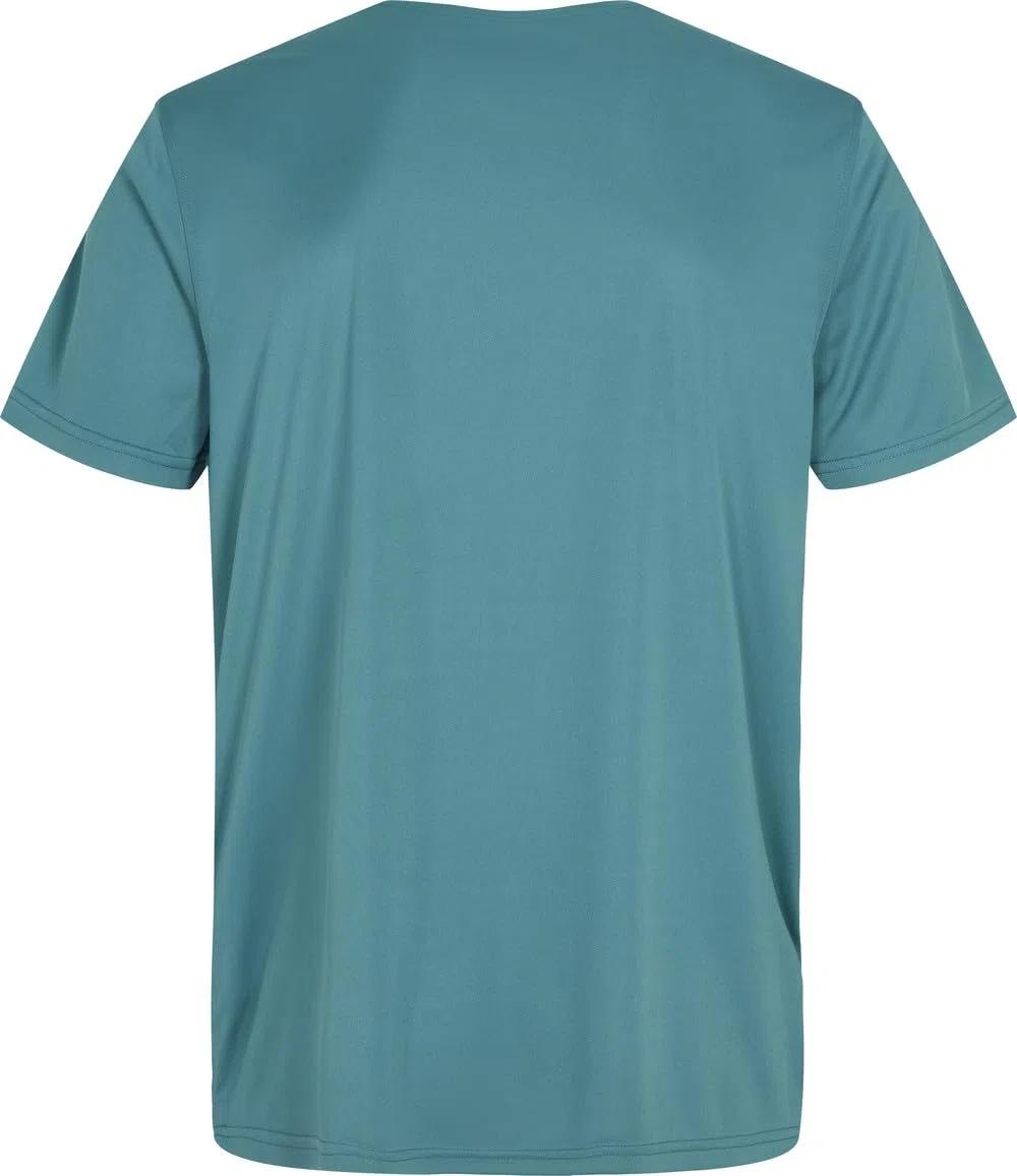 RSL - Camiseta deportiva para hombre, poliéster, elástica, de secado rápido, Volga Lagoon, L