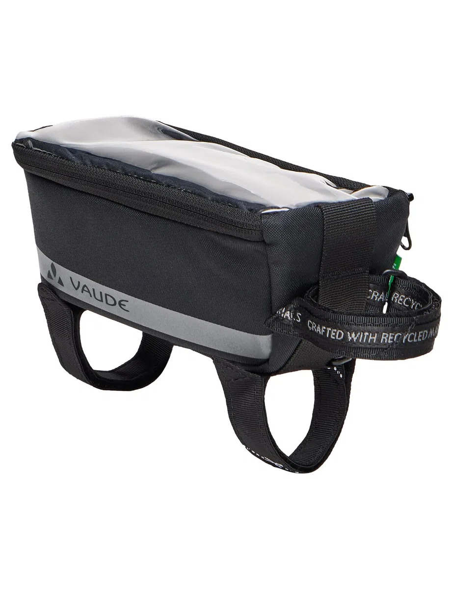 Vaude - Top Tube Phone Bag, Bolsas de Marco Unisexo, Black, Einheitsgröße -