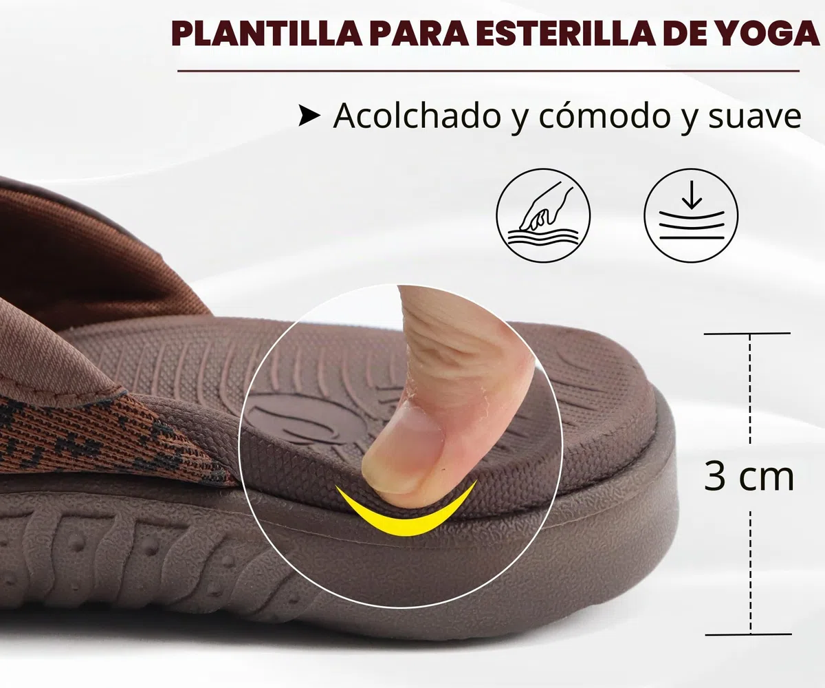ONCAI Chanclas sandalias de cuero para hombre, sandalias con soporte para el arco, toboganes deportivos, pantuflas con suela de espuma para Yoga EU 40-49