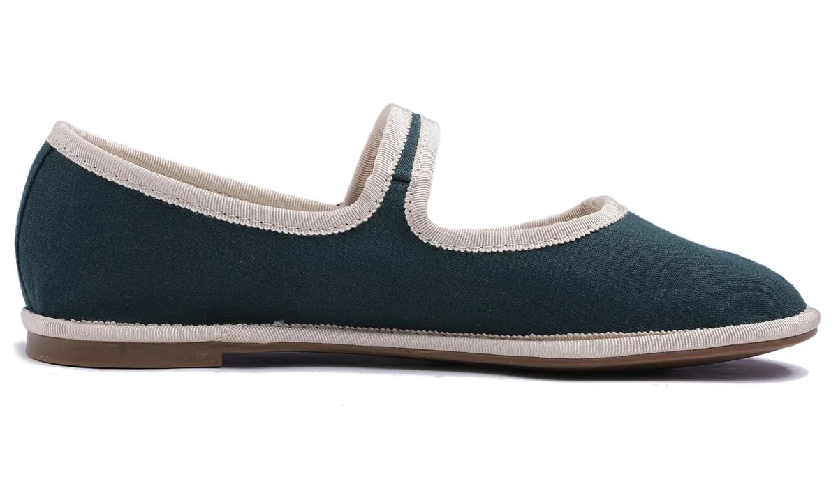Feversole Women's Soft Breathable Mary Jane ，Mujer Zapatillas Merceditas De Lona Mary Jane