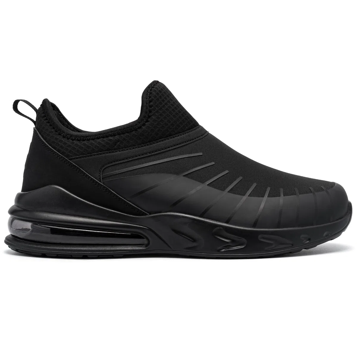 LARNMERN Zapatos Antideslizantes Mujer Zapatillas de Cocina Hosteleria Slip-On Calzado Casuales colchón Aire Camina Impermeable,negro/43.5 EU