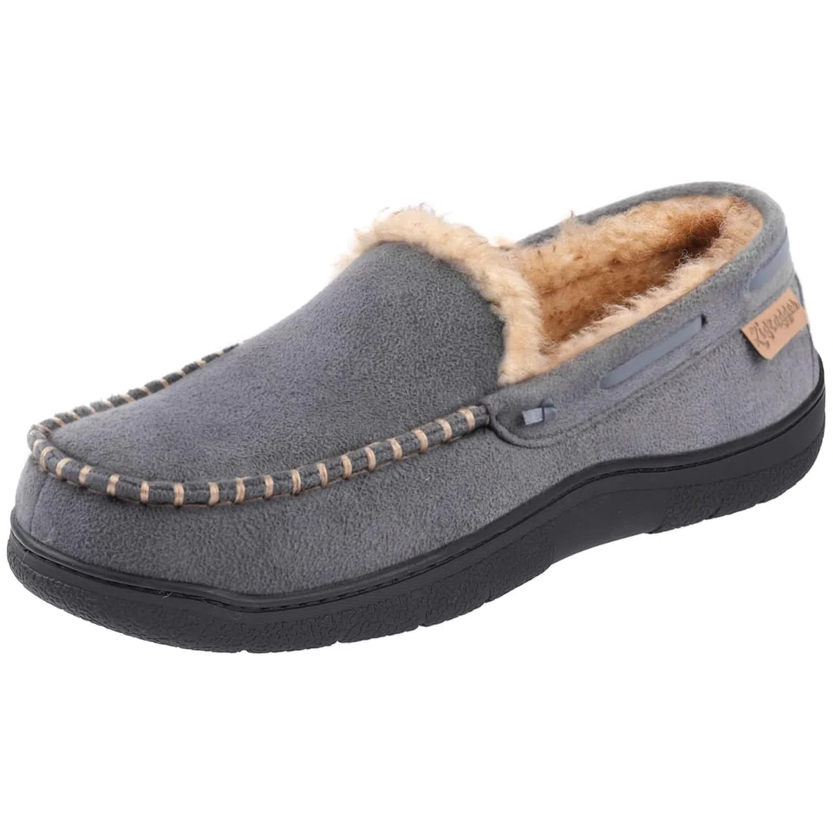 Zigzagger Hombres Microsuede mocasín Zapatillas Memoria Espuma casa Zapatos