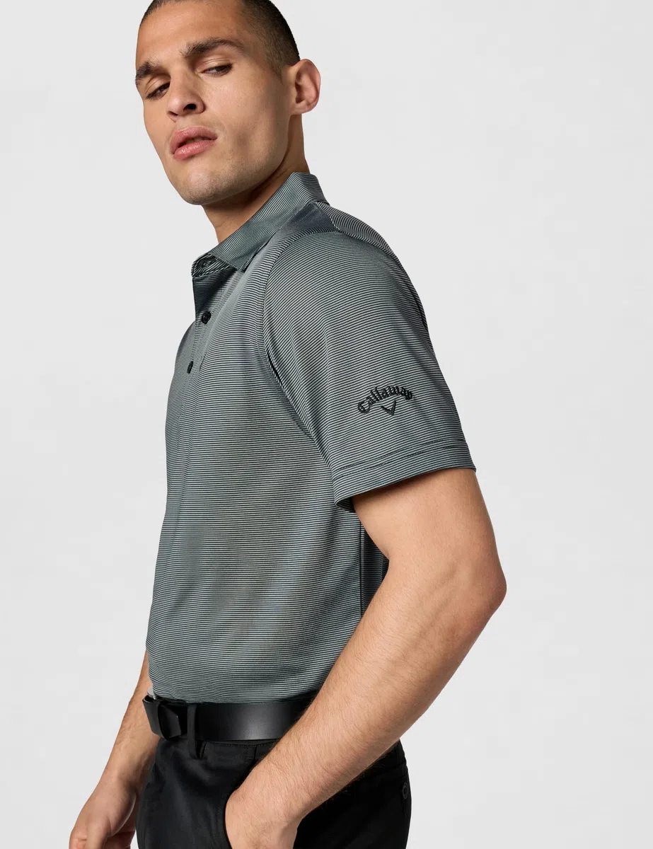 Callaway Pro Spin - Camisa de Golf de Manga Corta de Línea Fina (Grande, Alta Y Regular) Polo Hombre (Pack de 1)
