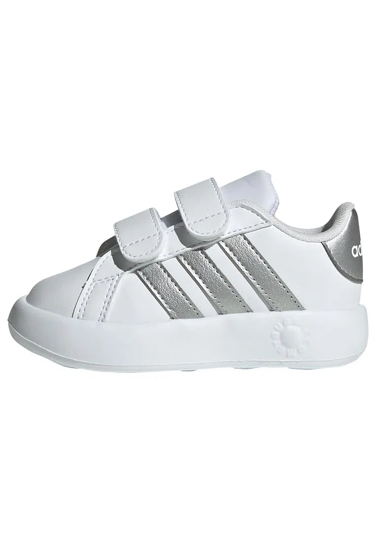 adidas Grand Court 2.0 Shoes Kids, Zapatillas de Tenis Unisex bebé, FTWR White Matte Silver FTWR White, 22 EU