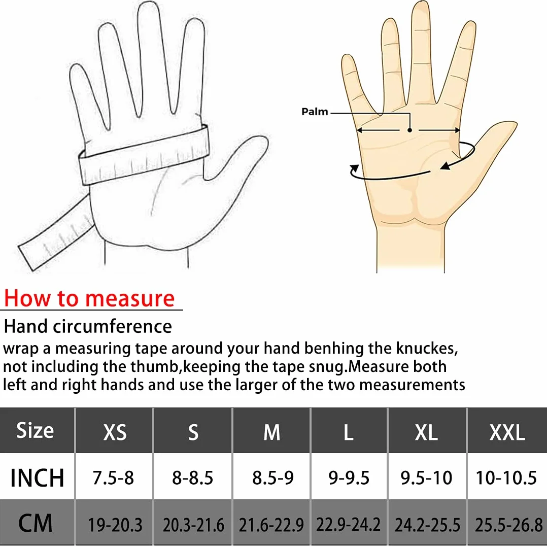 Harssidanzar Guantes de Motocicleta de Cuero de Piel de Cabra sin Dedos para Hombre con Pantalla táctil GM037EU