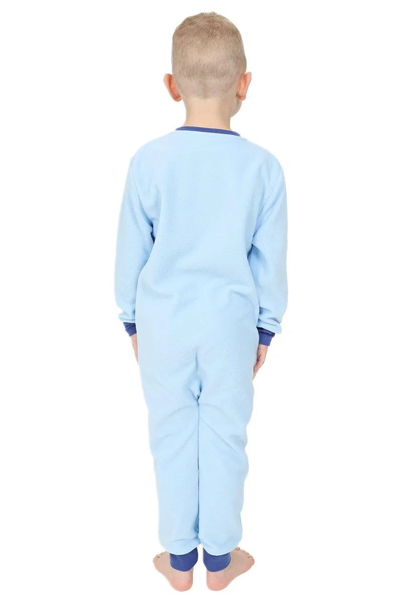 Bluey Pijama de forro polar para niños y niñas, todo en uno