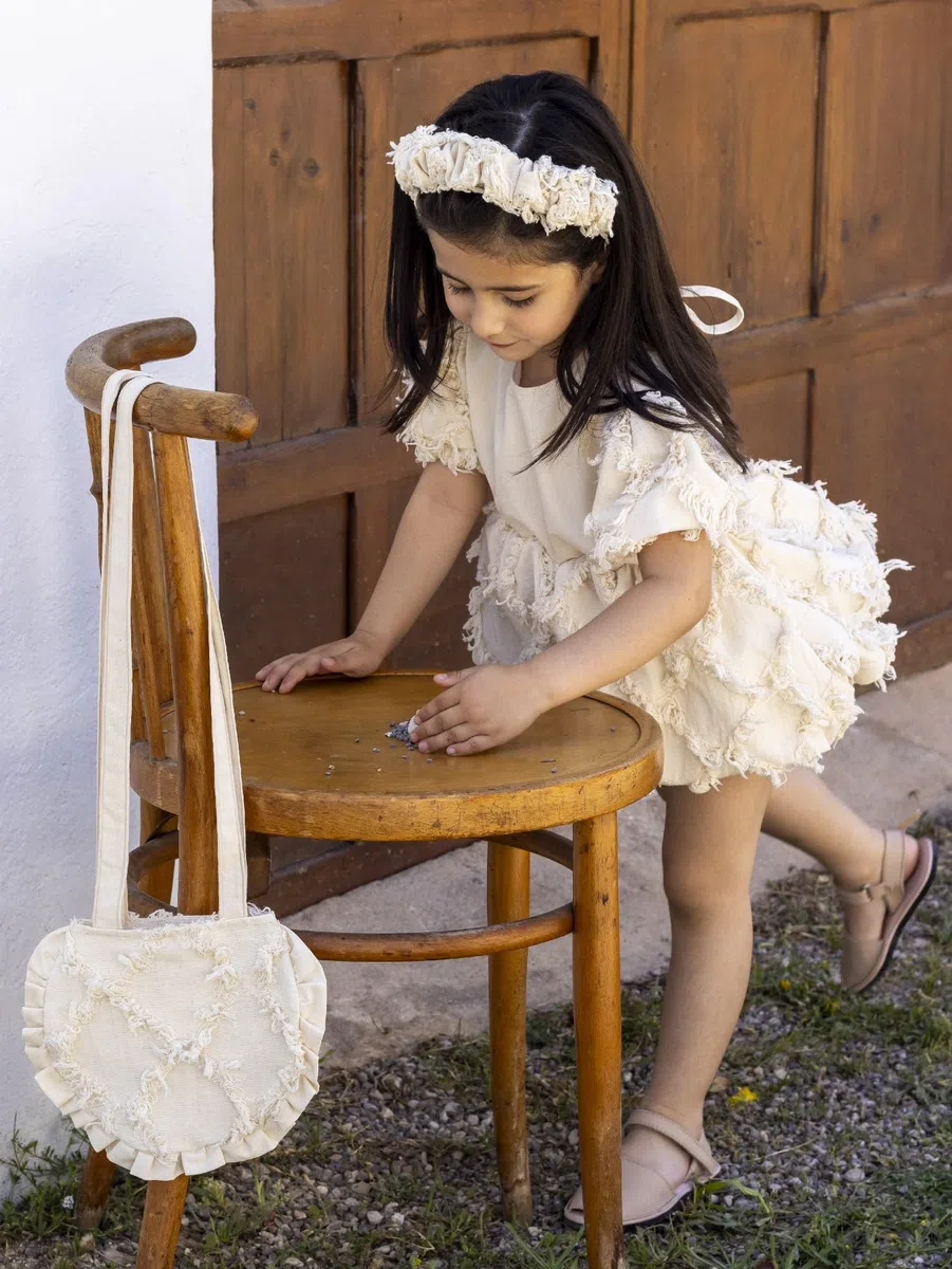 V Vestido Wheat