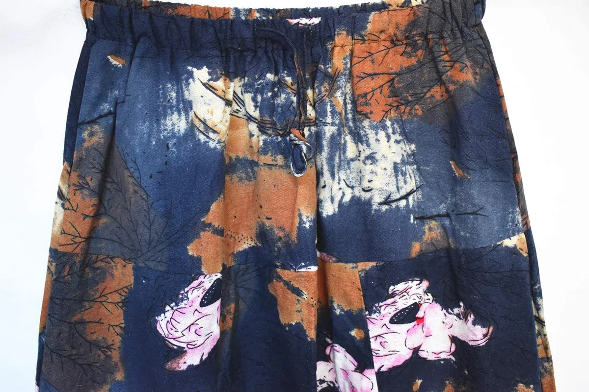 perdontoo Hombre Harem Cómoda Cintura Elástica Casuales Moda Yoga Hippies Pantalones