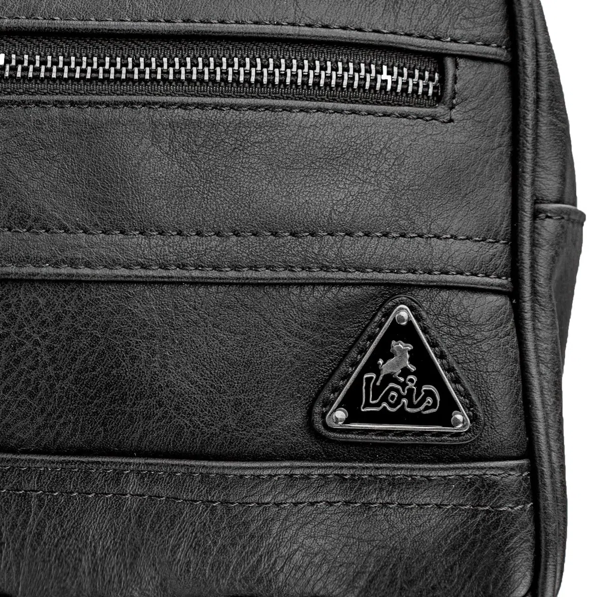 Lois - Neceser Hombre Pequeño. Bolsa de Aseo. Viaje. Negro