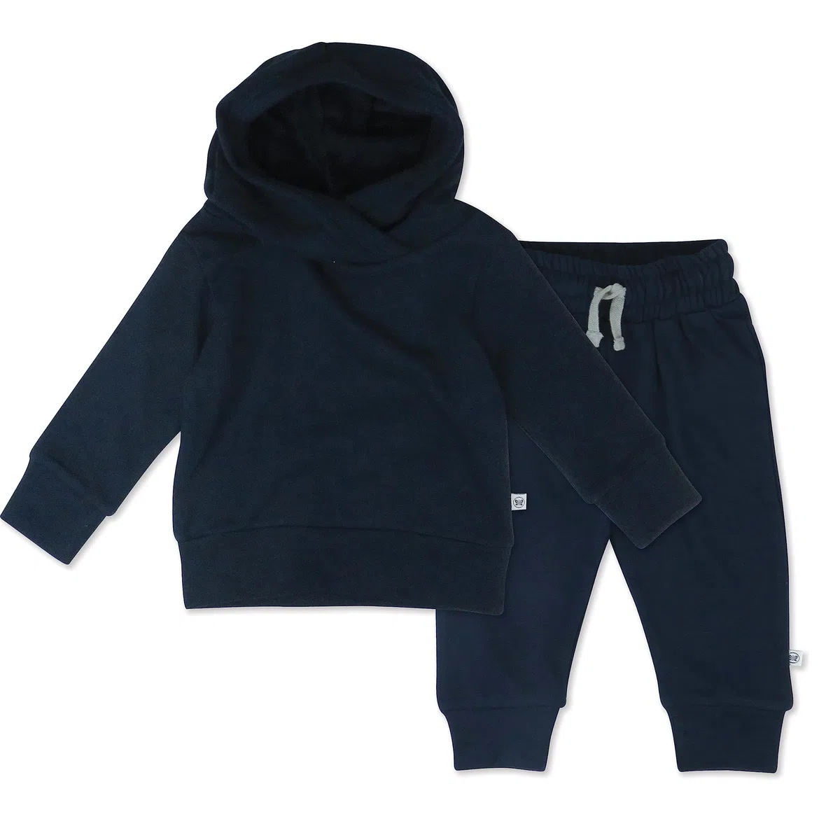HonestBaby Conjunto de Sudadera con Capucha de 2 Piezas (Pack de 2) Unisex bebé
