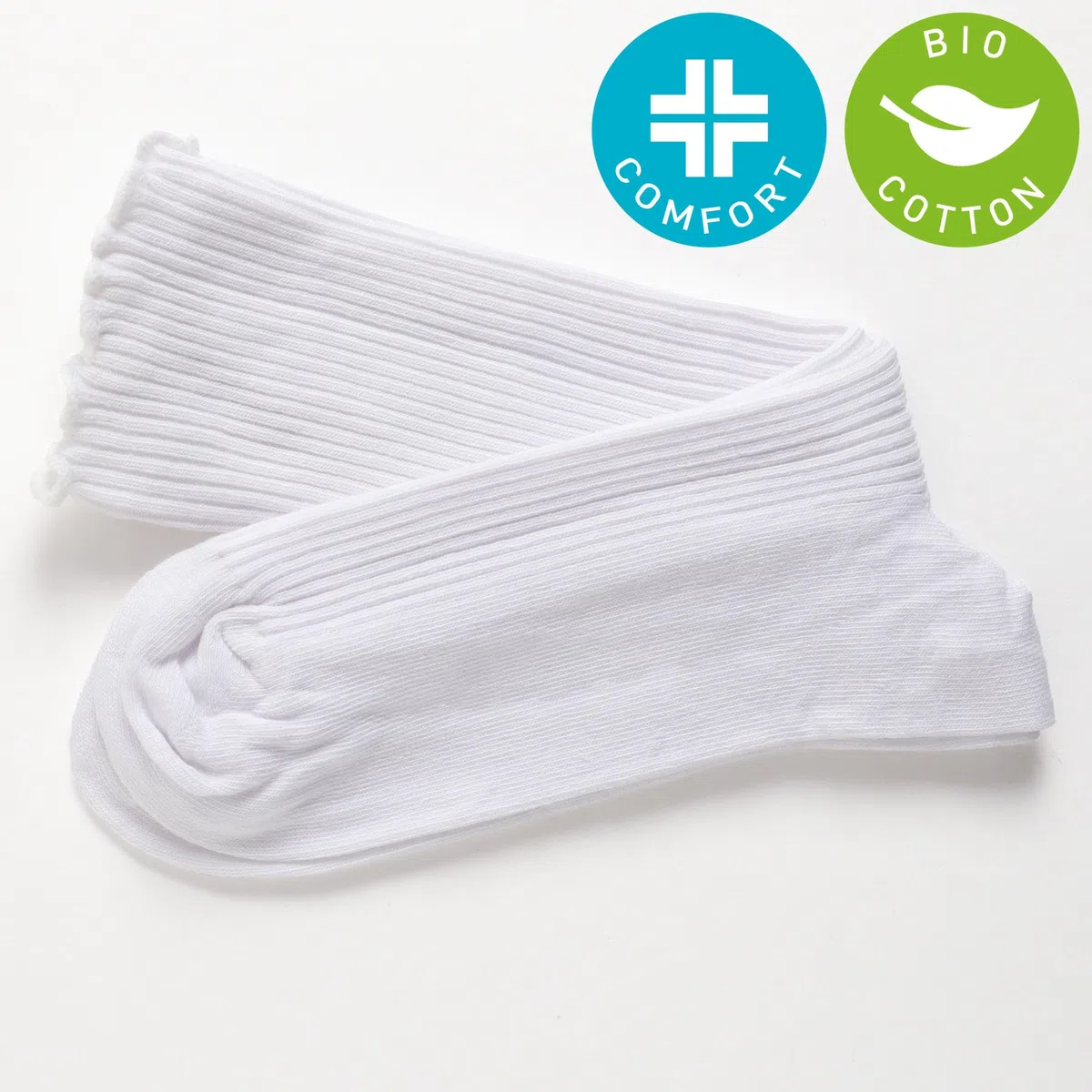 alber's BIO COMFORT - 5 Pares Calcetines Mujer Algodón Bio, 36-41