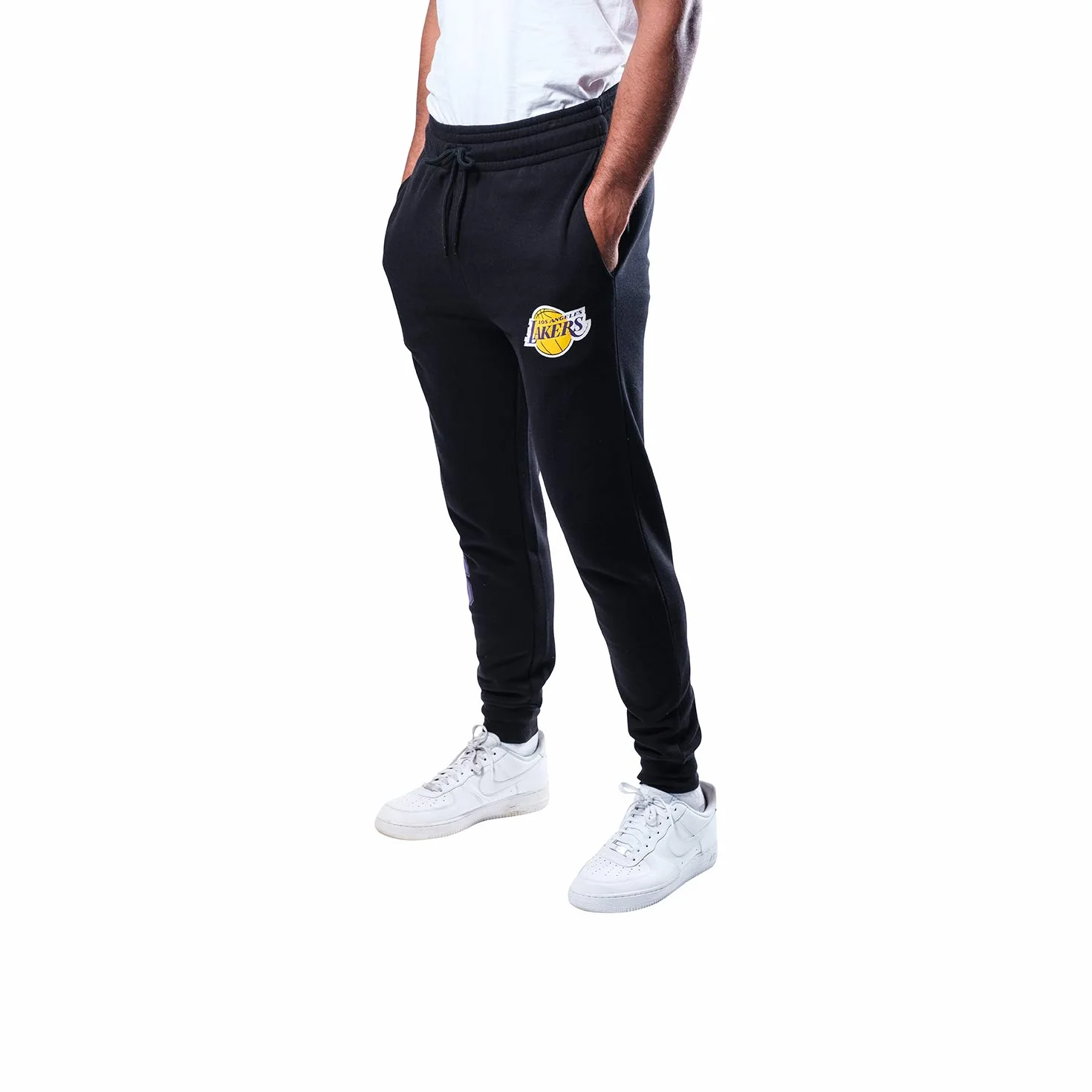 Ultra Game UNK - Pantalones Deportivos para Hombre de NBA, de Felpa Suave, con Logotipo del Equipo - VSF5166M-AM-LL-2XLarge, XXL, Negro